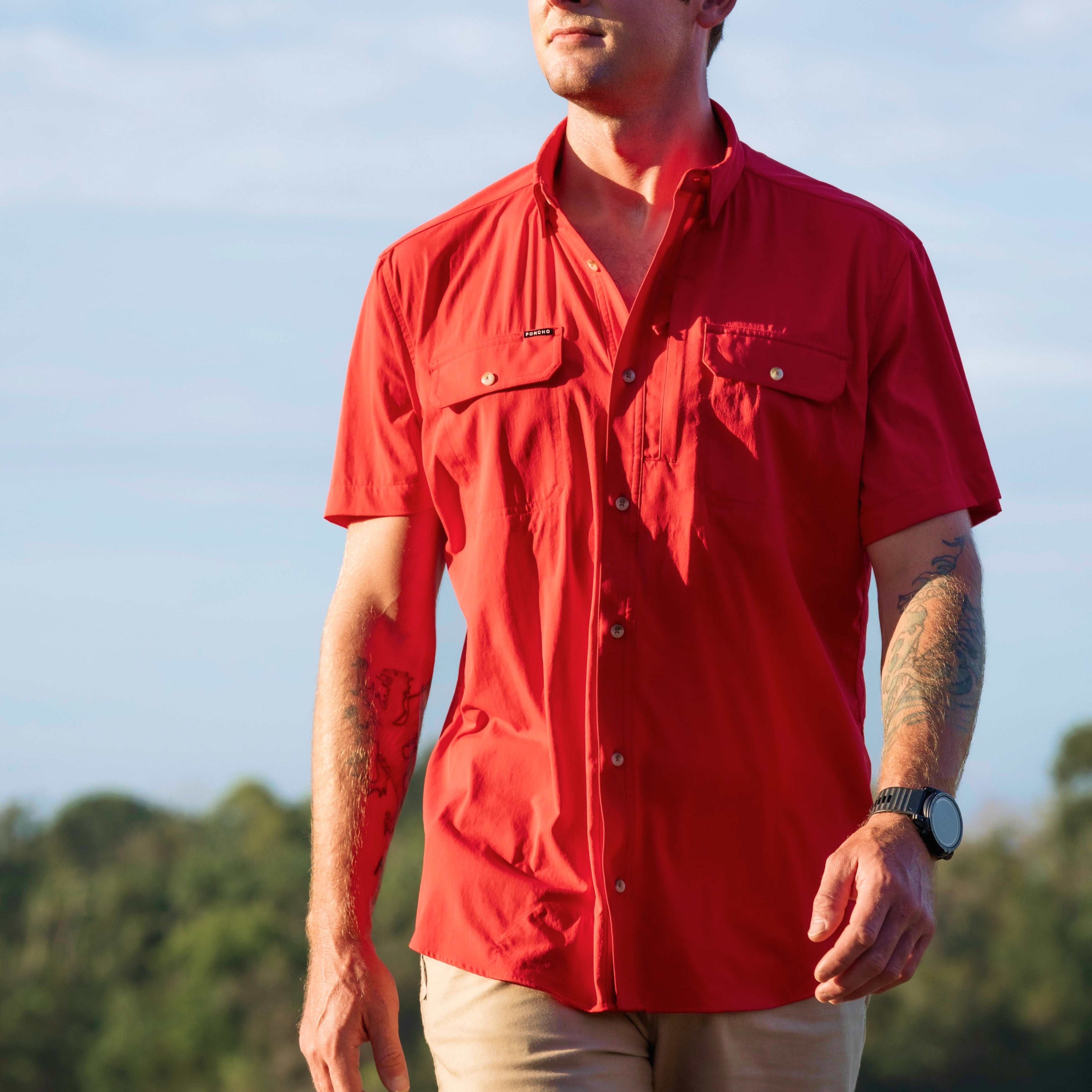 Men's Quick-Dry UPF 50+ Performance Fishing & Outdoor Shirt
