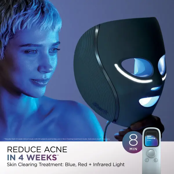 CryoGlow LED Face Mask FW312 for Anti-Aging & Acne