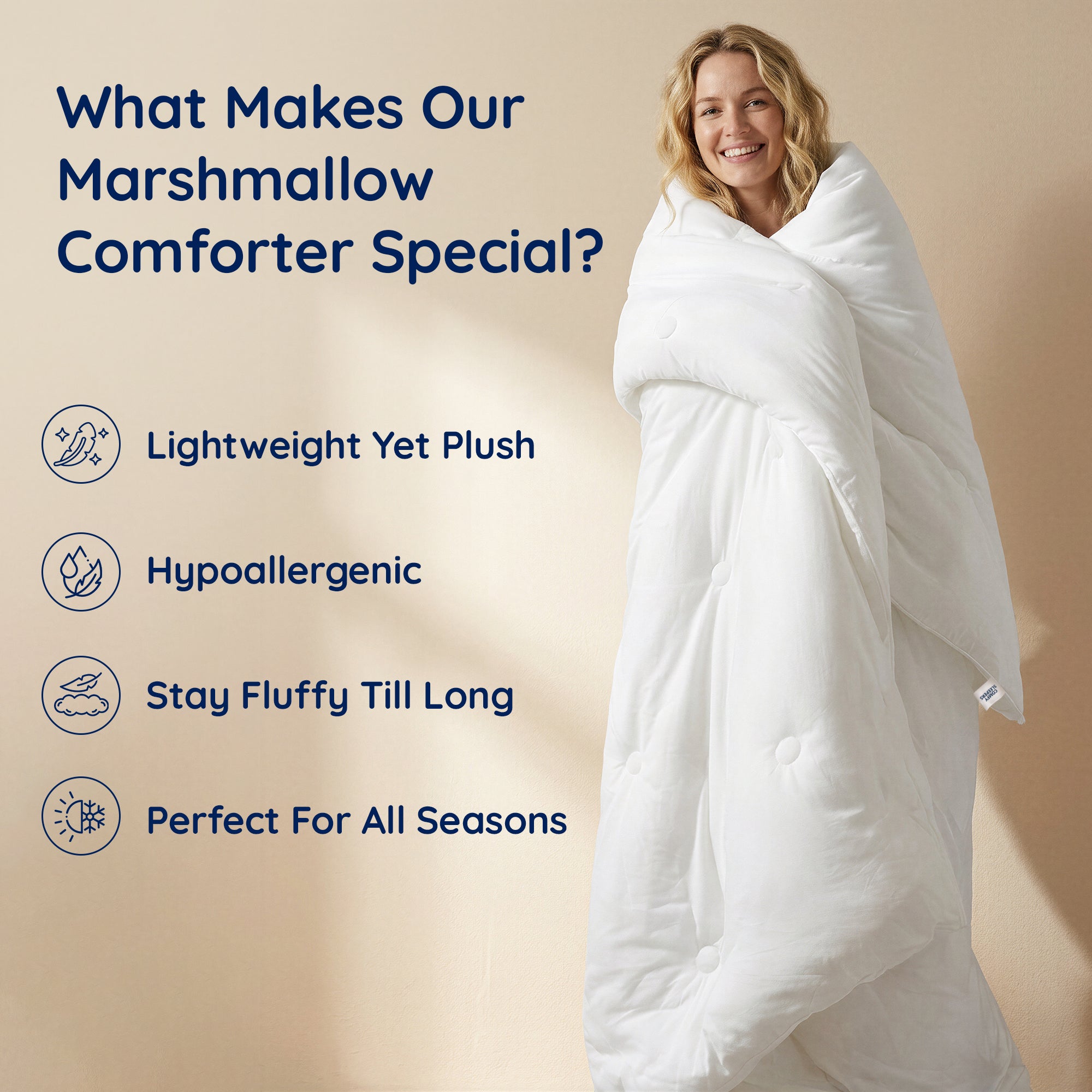 Washable MarshMellow Comforter