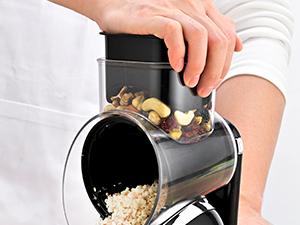 SUSTEAS Vegetable Food Chopper with 6 Design Blades, Powerful Suction Cup Base, 1 Blade Storage Rack & Rotating Cheese Gyro Cutter Kitchen Utensils New Beige summerwins,campingessentials,campinggear,home essentials