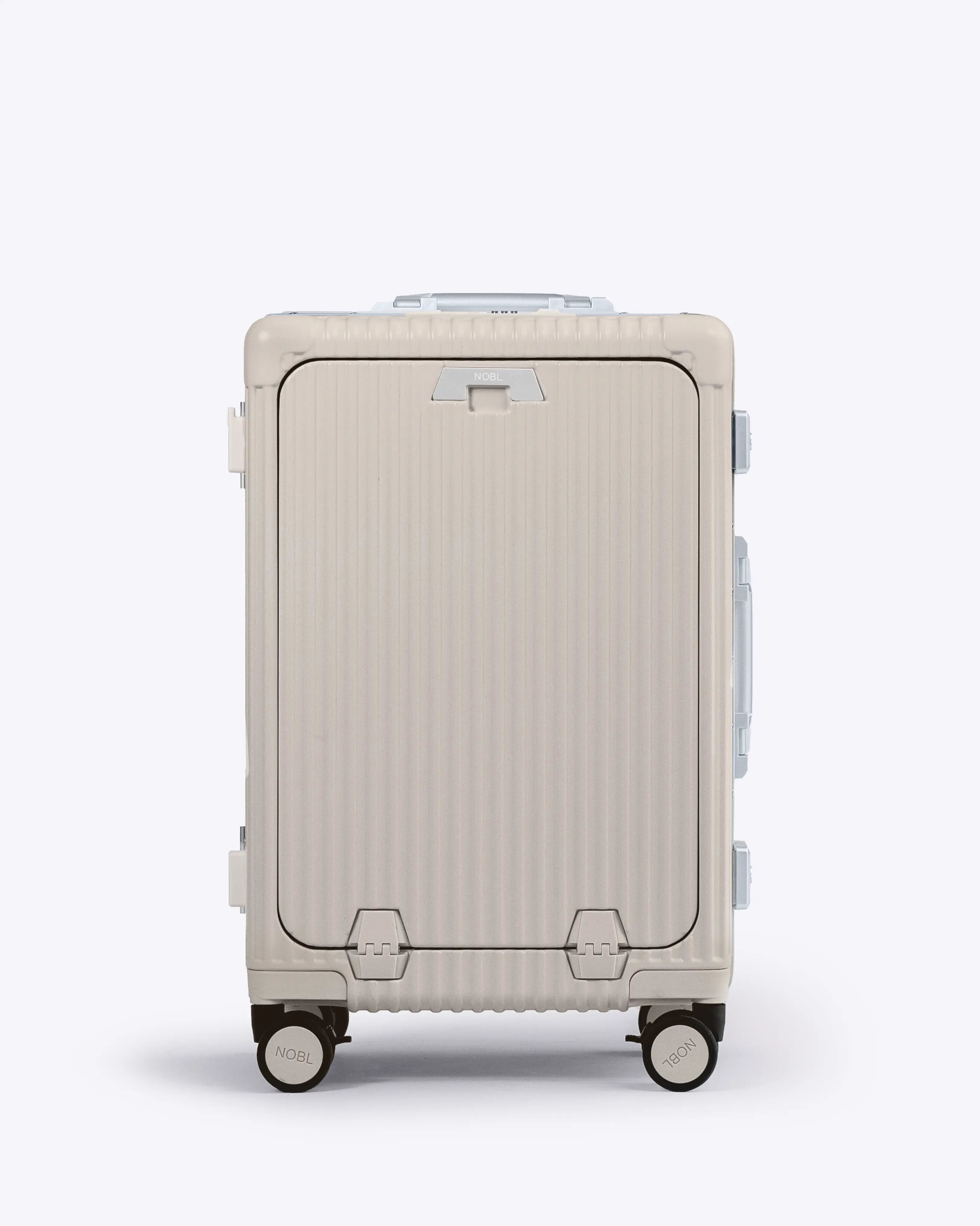 All-in-One Smart Carry-On Suitcase with GPS Tracking, Front Laptop Pocket, USB Charger & Cup Holder