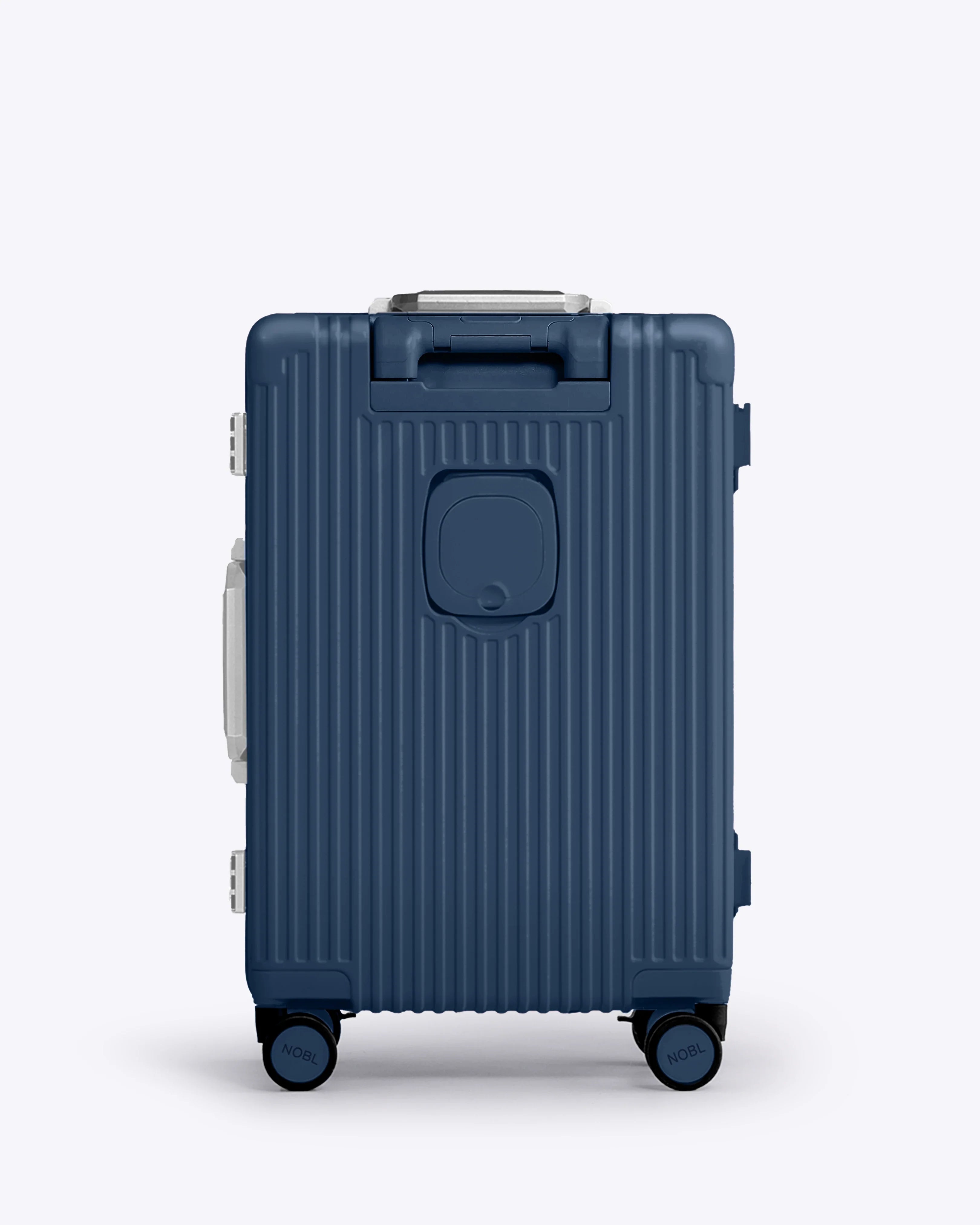 All-in-One Smart Carry-On Suitcase with GPS Tracking, Front Laptop Pocket, USB Charger & Cup Holder