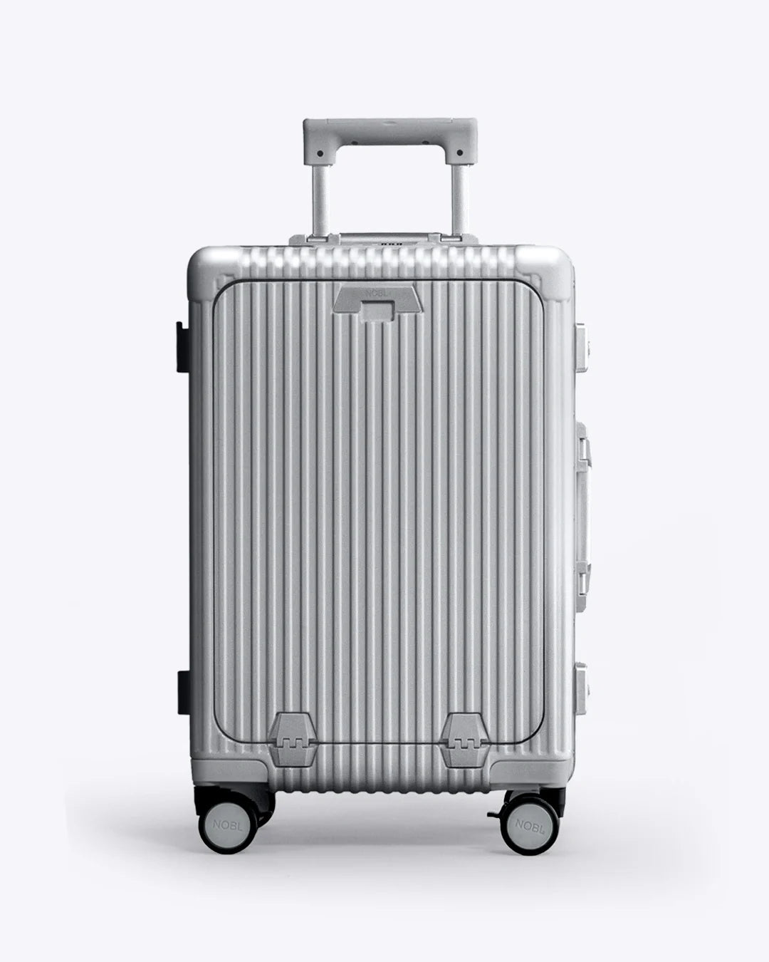 All-in-One Smart Carry-On Suitcase with GPS Tracking, Front Laptop Pocket, USB Charger & Cup Holder