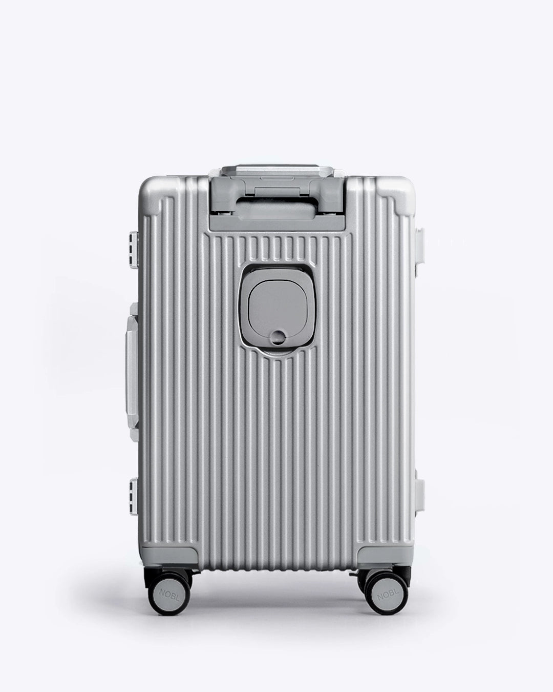 All-in-One Smart Carry-On Suitcase with GPS Tracking, Front Laptop Pocket, USB Charger & Cup Holder
