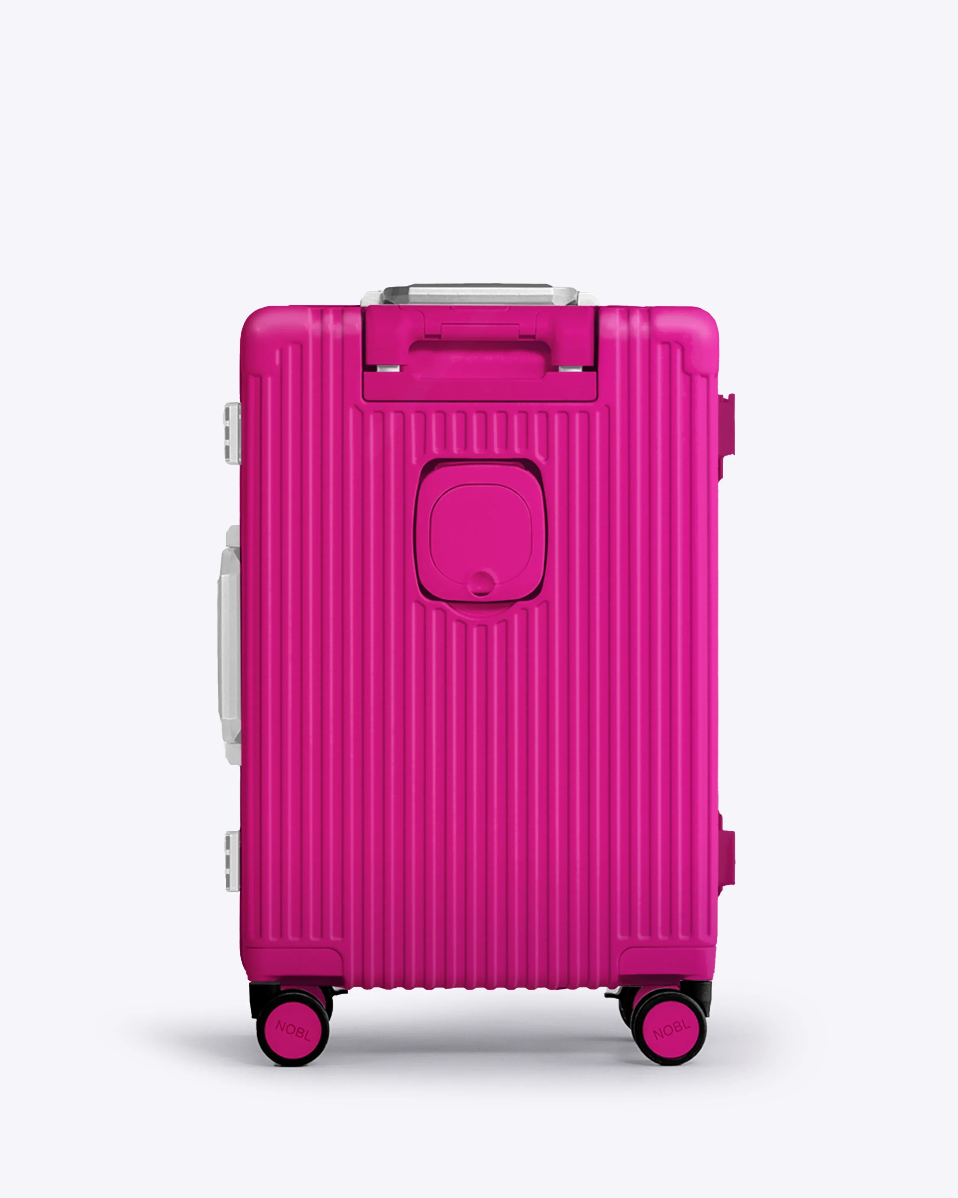All-in-One Smart Carry-On Suitcase with GPS Tracking, Front Laptop Pocket, USB Charger & Cup Holder