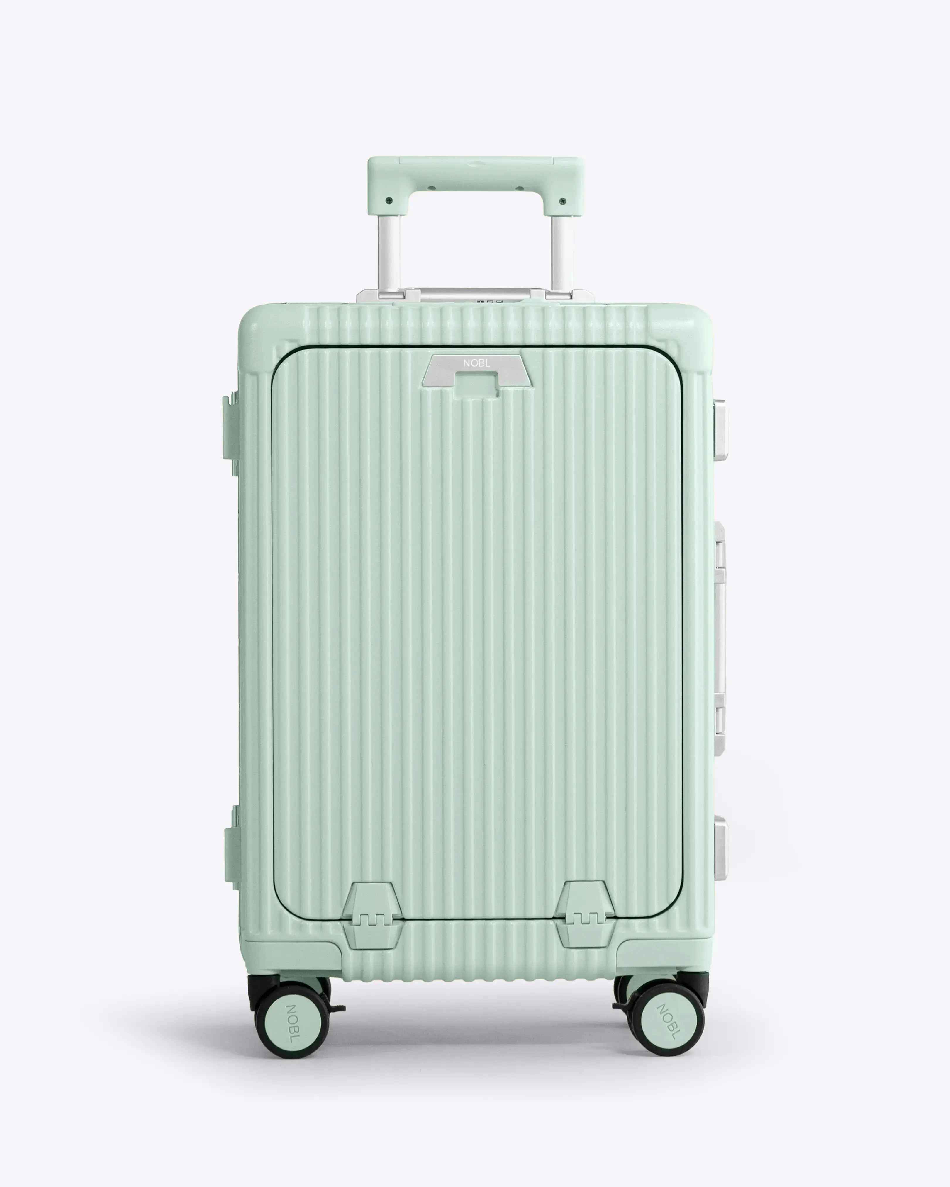 All-in-One Smart Carry-On Suitcase with GPS Tracking, Front Laptop Pocket, USB Charger & Cup Holder