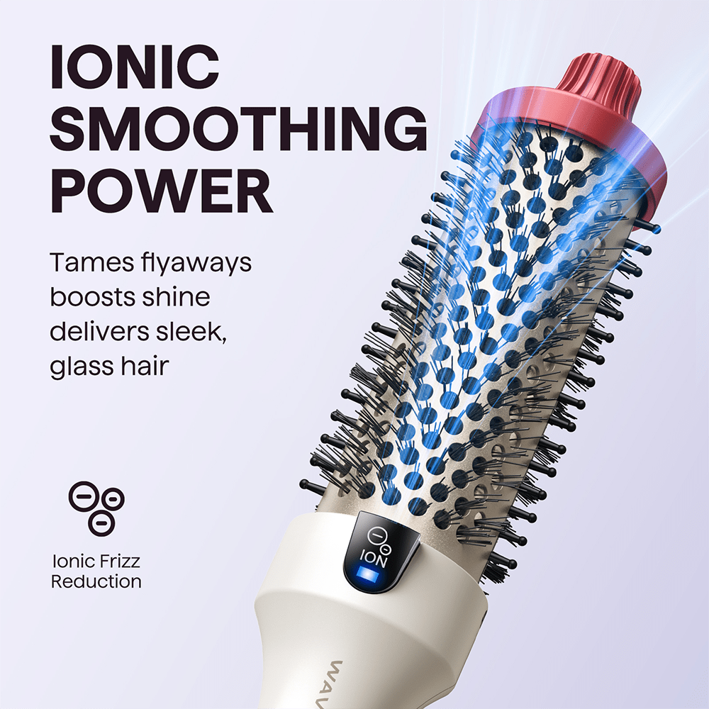 Thermal Brush, Blowout Boost 1.5 inch Heated Round Brush for Blowout Look