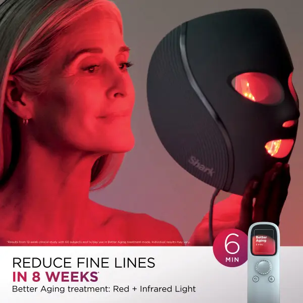 CryoGlow LED Face Mask FW312 for Anti-Aging & Acne