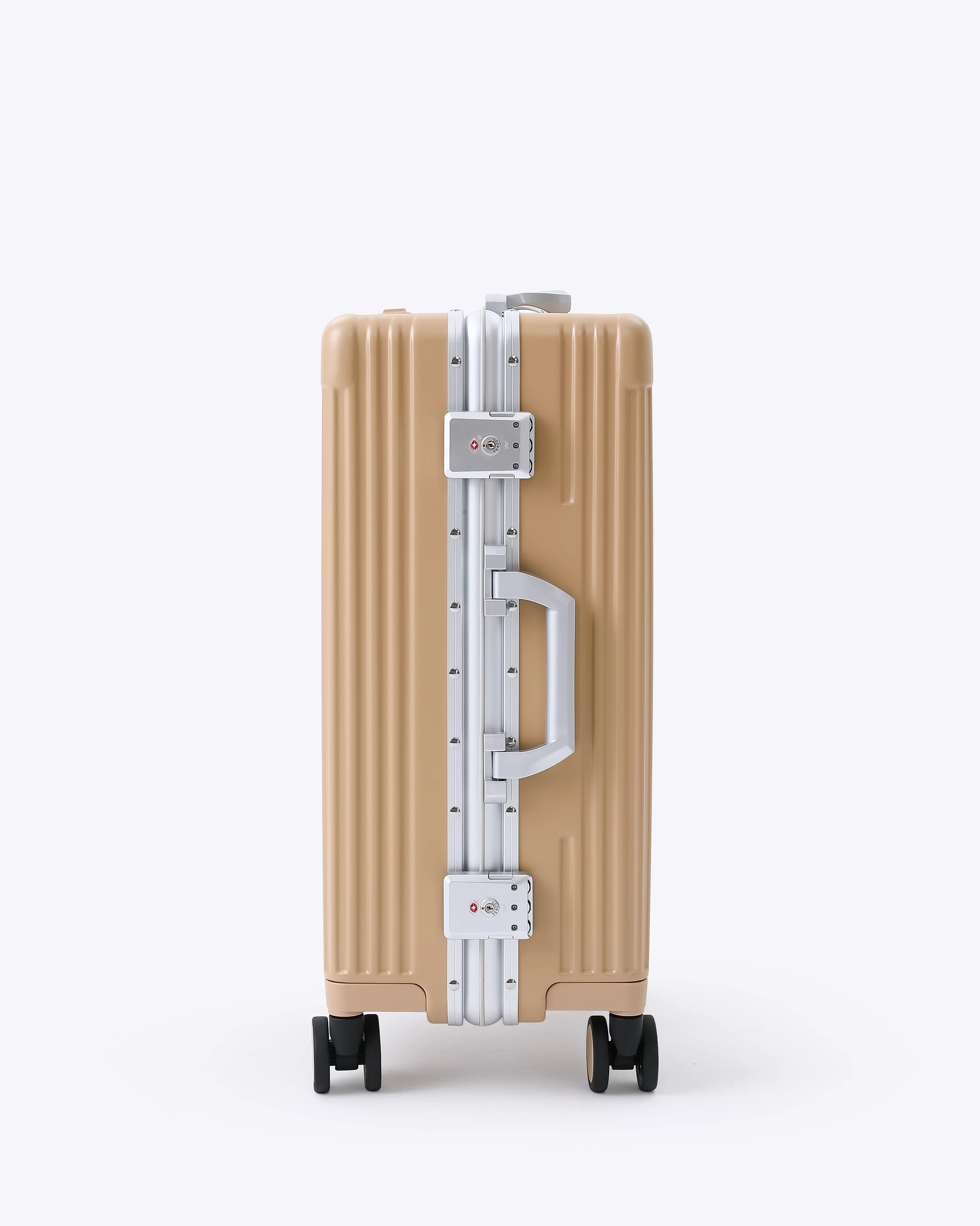 All-in-One Smart Carry-On Suitcase with GPS Tracking, Front Laptop Pocket, USB Charger & Cup Holder