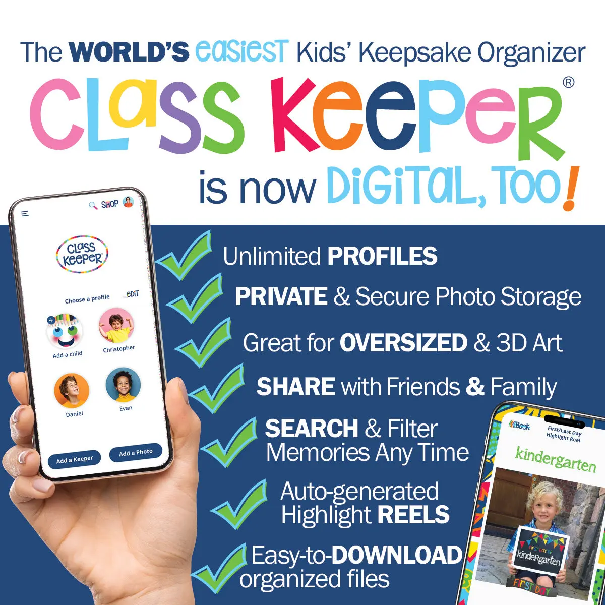 School Days Memory Book & Keepsake Album with App (2 Styles Available)