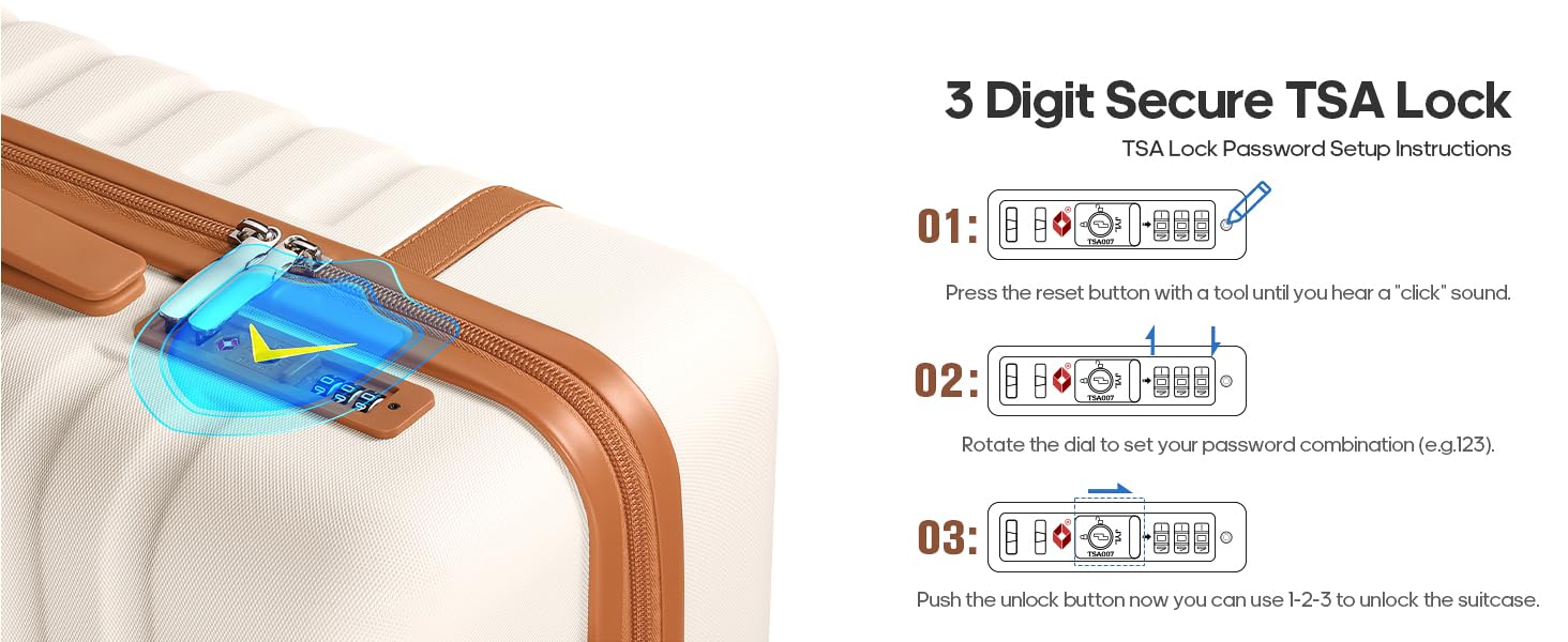 travel 3piece luggage set hardshell suitcases hardside check in luggage 28in luggage spinner wheels