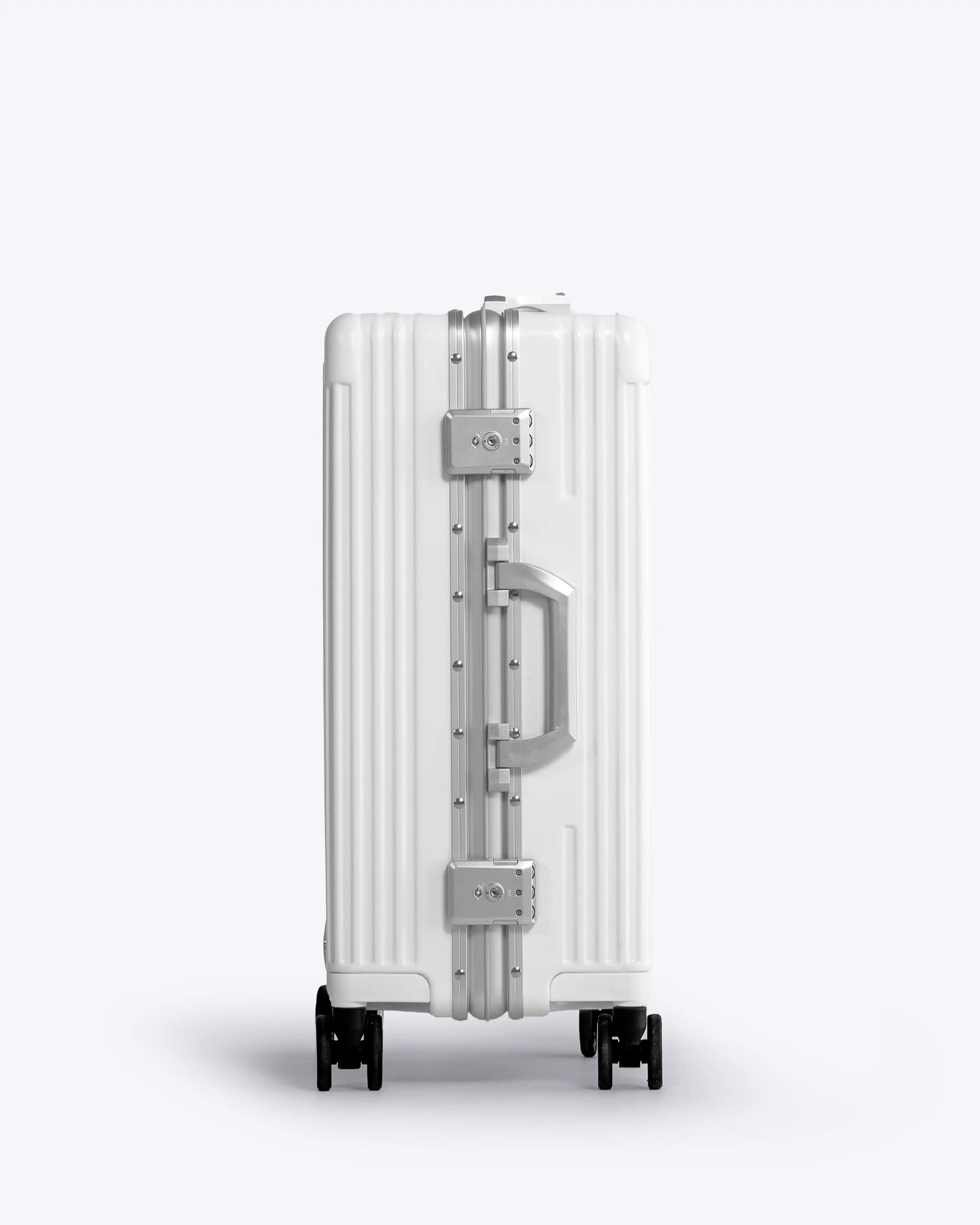 All-in-One Smart Carry-On Suitcase with GPS Tracking, Front Laptop Pocket, USB Charger & Cup Holder