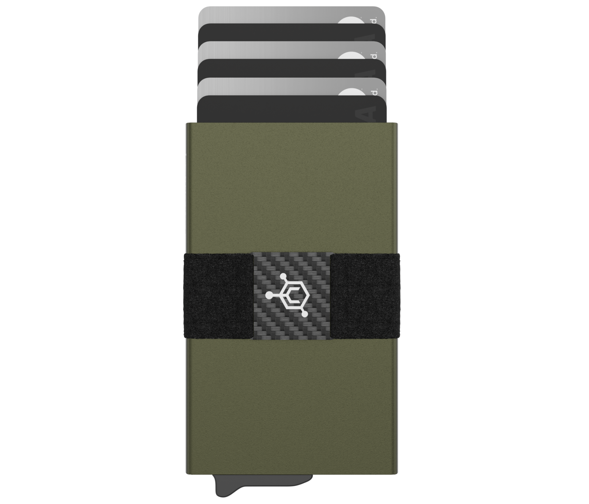 Slim Tactical Stealth Wallet for Men: Metal RFID Blocking Card Case with Money Clip