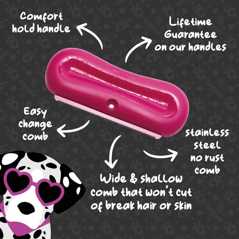 🎁 Father’s Day Gift: 3-in-1 Grooming & Dematting Comb for Dogs, Cats & Horses,Buy 1, Get 1 Free