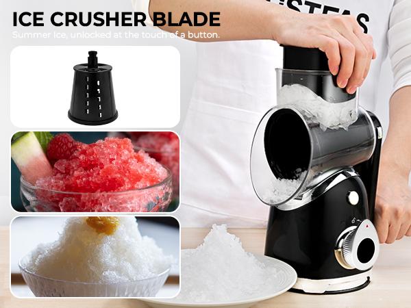 SUSTEAS Vegetable Food Chopper with 6 Design Blades, Powerful Suction Cup Base, 1 Blade Storage Rack & Rotating Cheese Gyro Cutter Kitchen Utensils New Beige summerwins,campingessentials,campinggear,home essentials