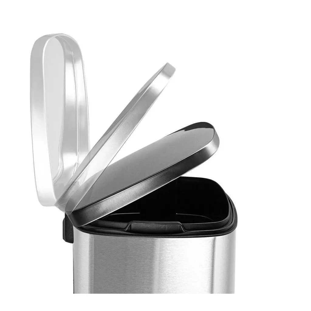 13-Gallon Stainless Steel Step-on Trash Can