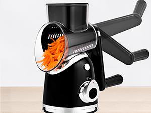 SUSTEAS Vegetable Food Chopper with 6 Design Blades, Powerful Suction Cup Base, 1 Blade Storage Rack & Rotating Cheese Gyro Cutter Kitchen Utensils New Beige summerwins,campingessentials,campinggear,home essentials