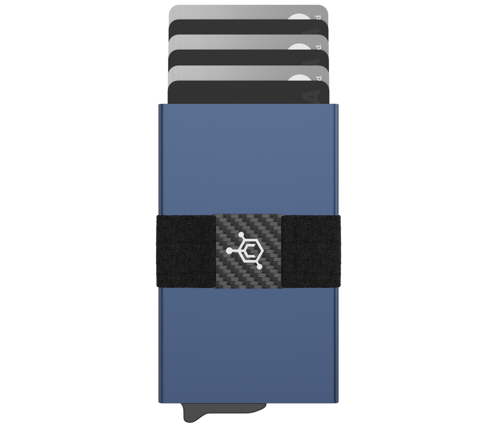 Slim Tactical Stealth Wallet for Men: Metal RFID Blocking Card Case with Money Clip