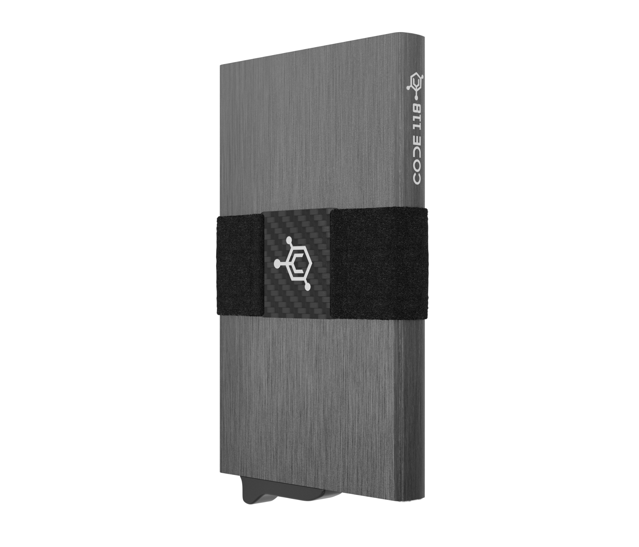 Slim Tactical Stealth Wallet for Men: Metal RFID Blocking Card Case with Money Clip