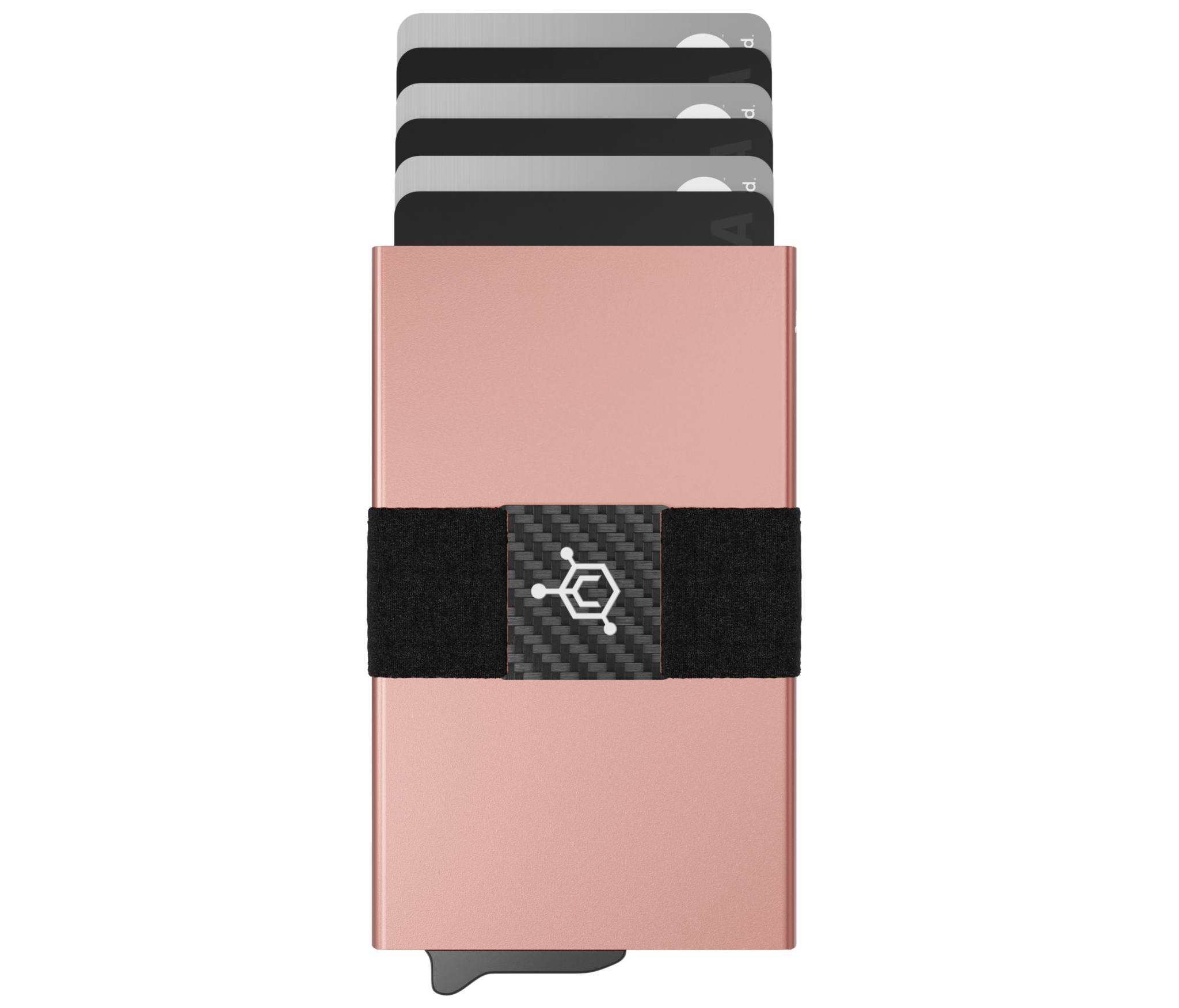 Slim Tactical Stealth Wallet for Men: Metal RFID Blocking Card Case with Money Clip