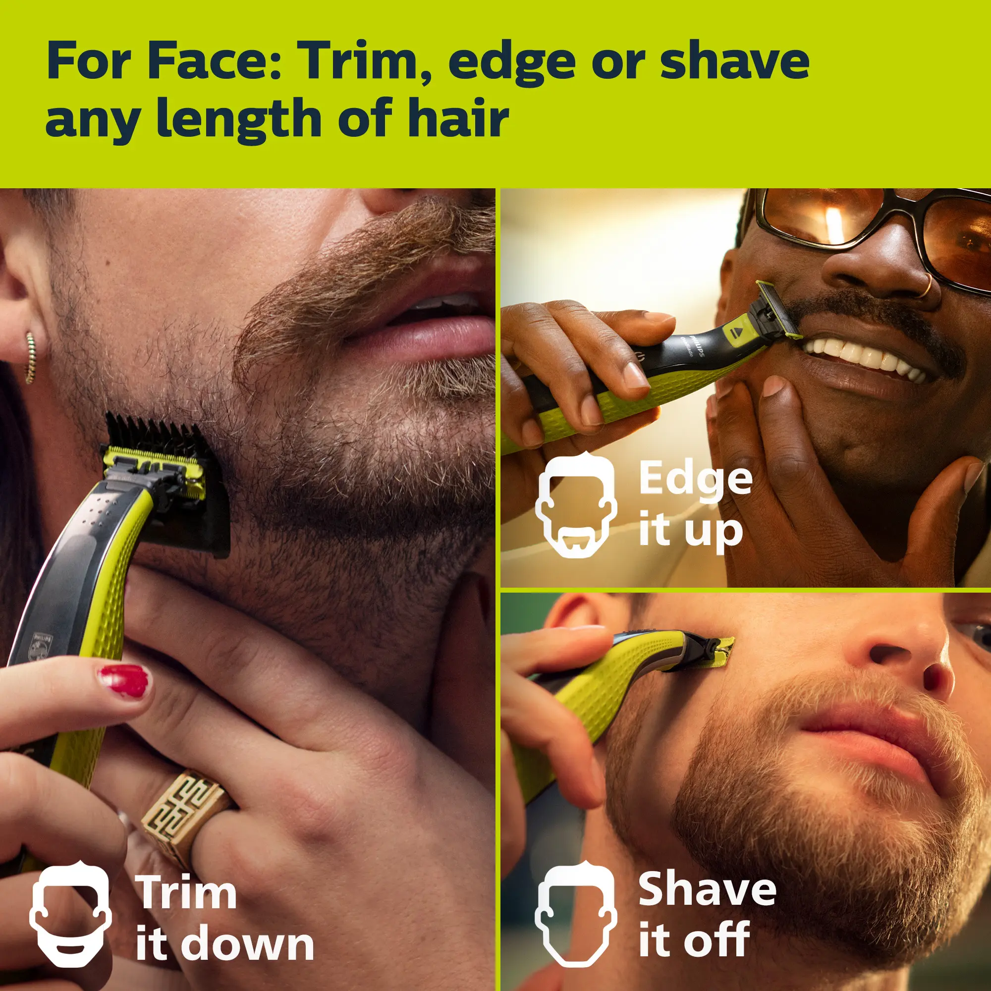360° Electric Face Trimmer & Shaver