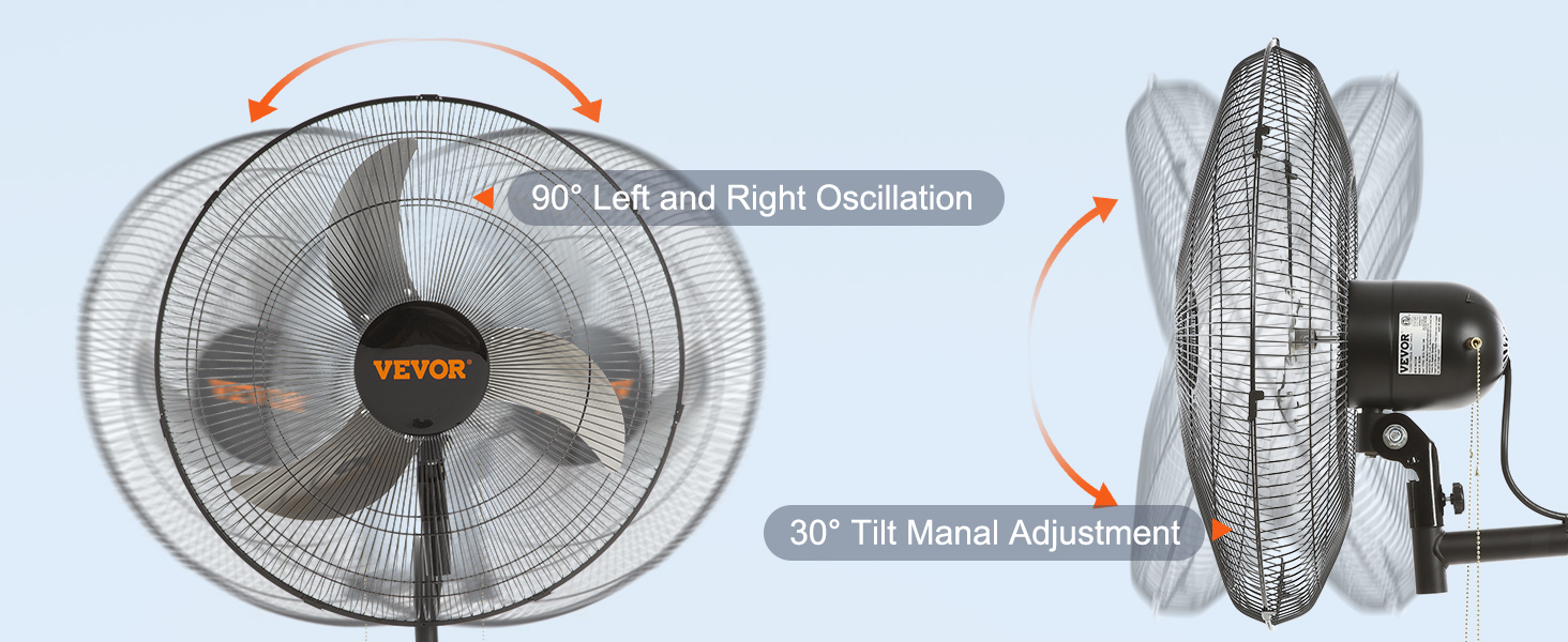 wall mount garage fan