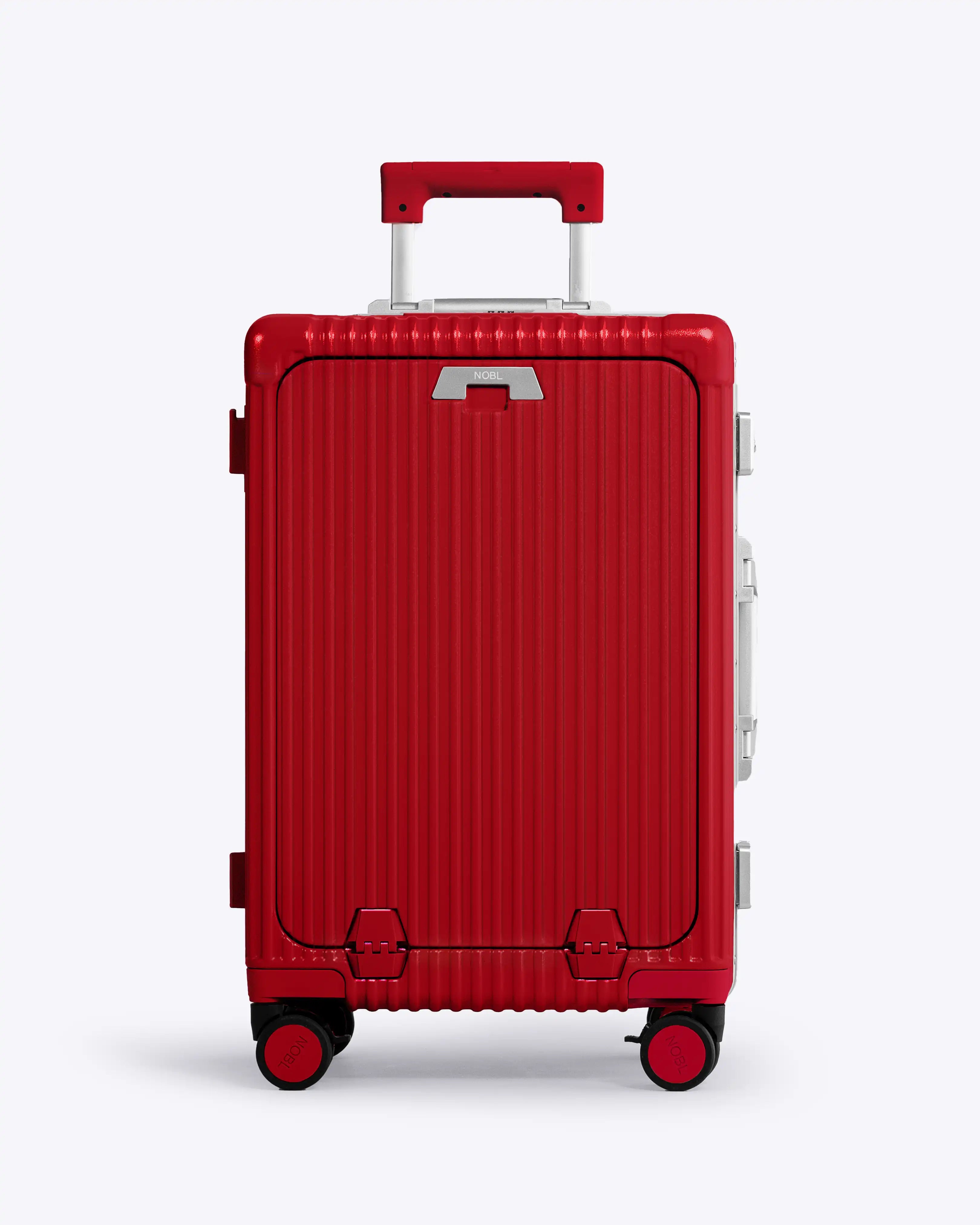 All-in-One Smart Carry-On Suitcase with GPS Tracking, Front Laptop Pocket, USB Charger & Cup Holder