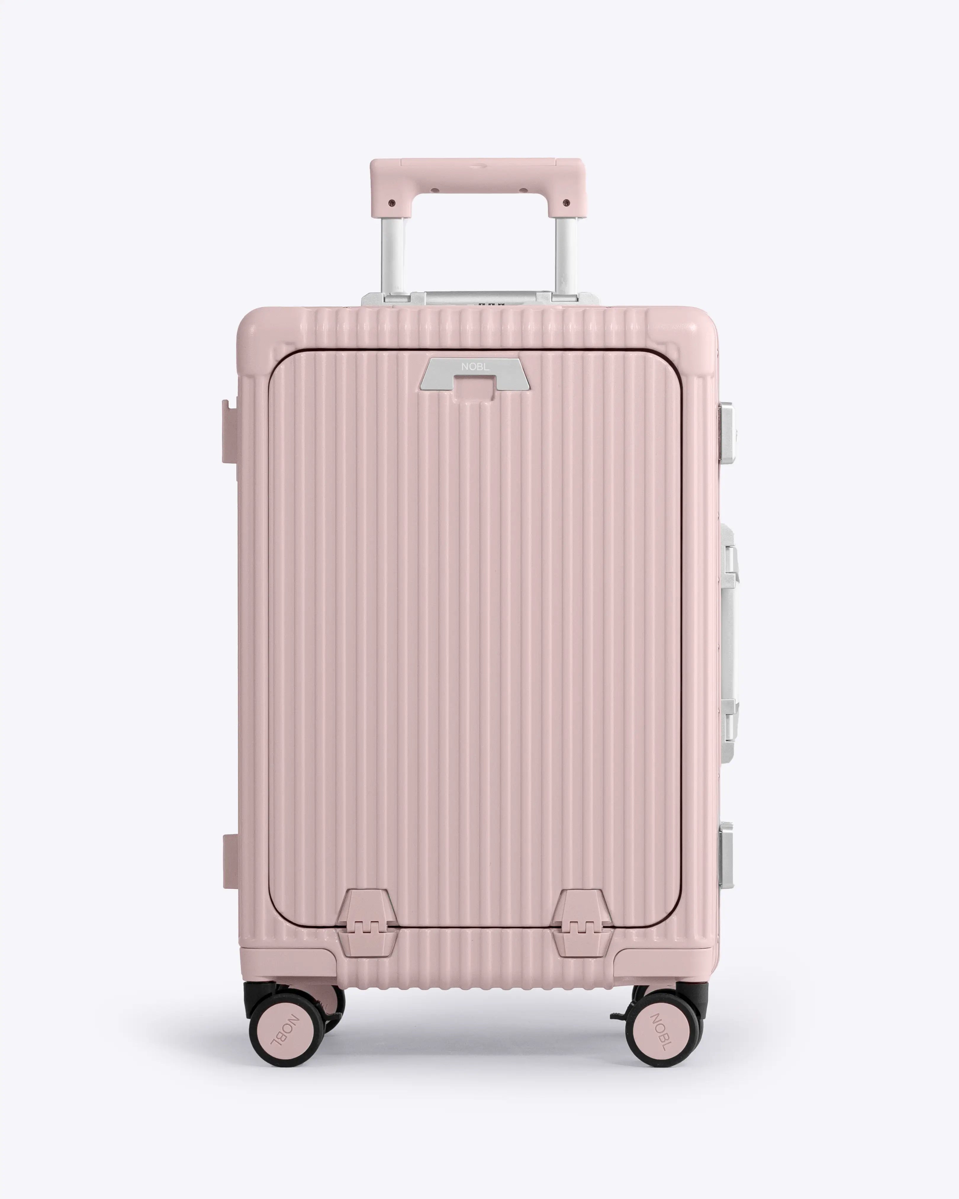All-in-One Smart Carry-On Suitcase with GPS Tracking, Front Laptop Pocket, USB Charger & Cup Holder