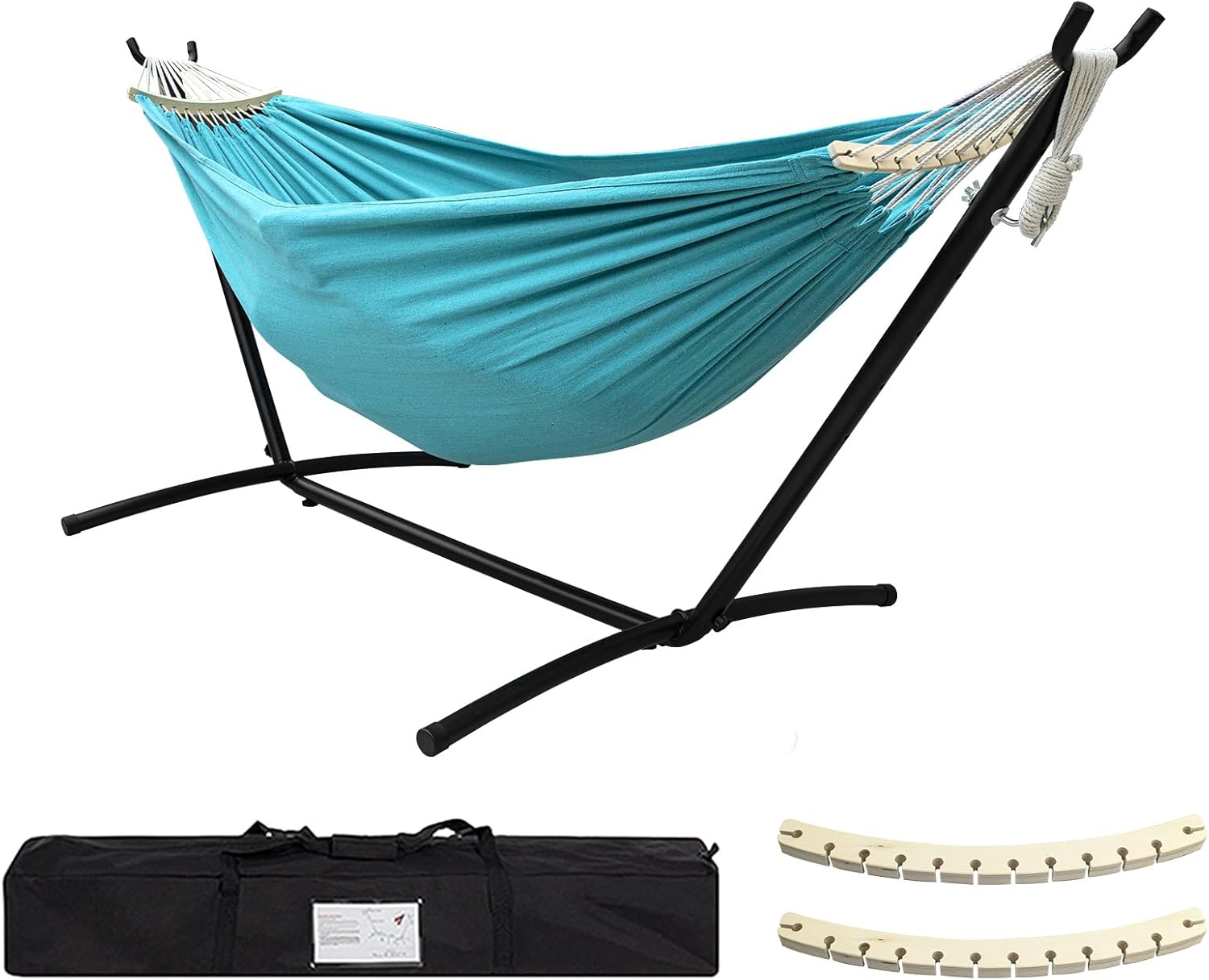 Double Brazilian Hammock with Steel Stand