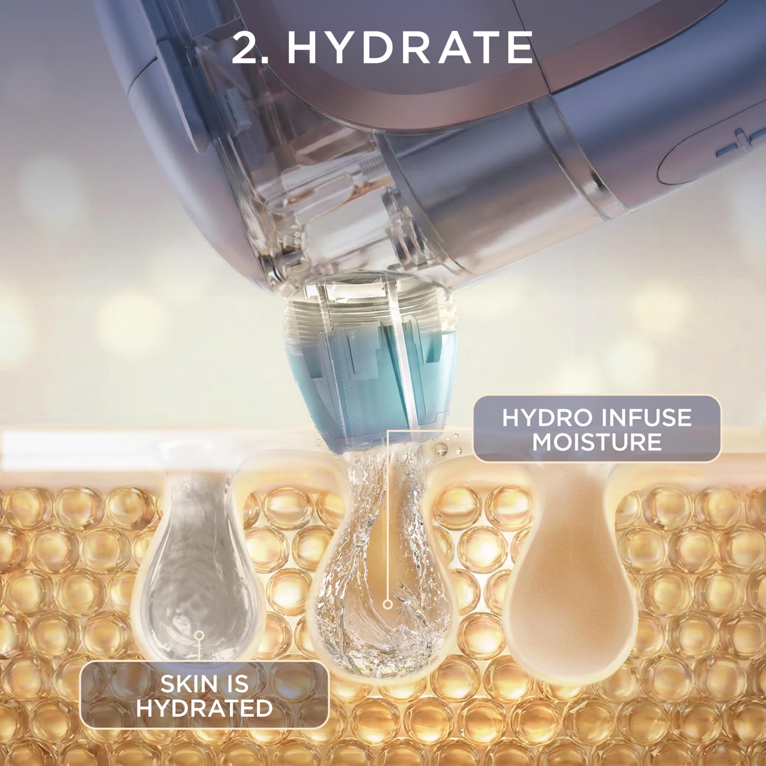 FacialPro Glow 3-in-1 Hydro Facial Device | Pore Cleansing & Hydration