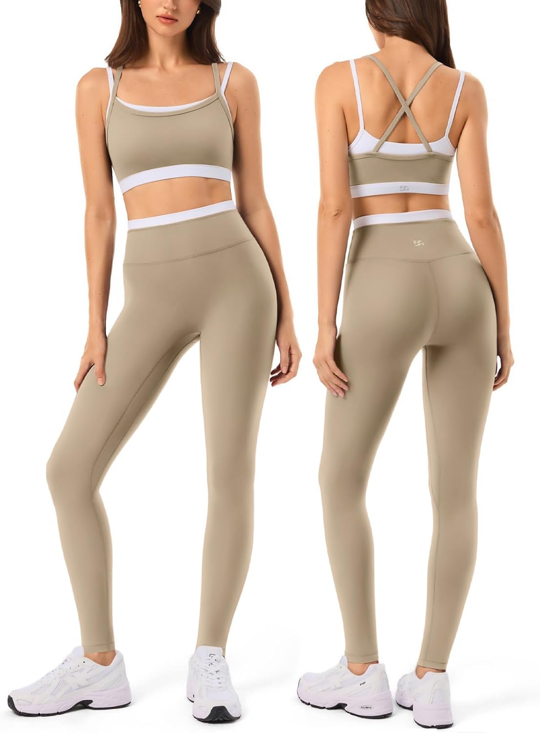 3-Piece Seamless Workout Set with Vest, Shorts & Leggings