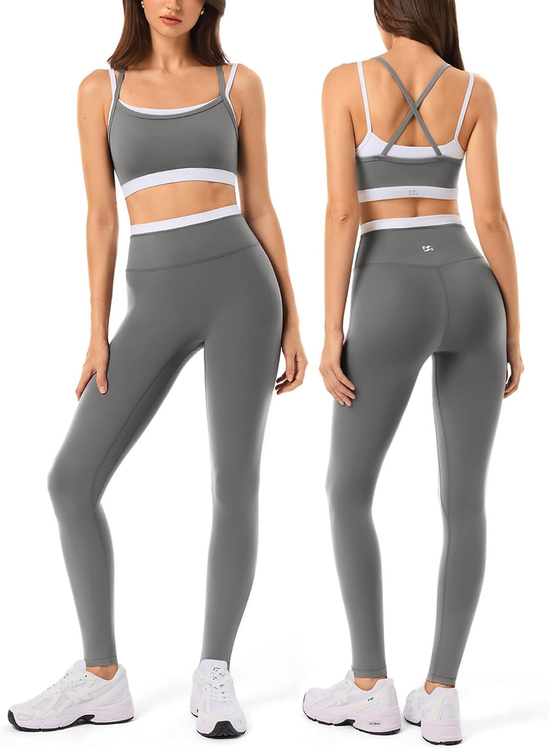 3-Piece Seamless Workout Set with Vest, Shorts & Leggings