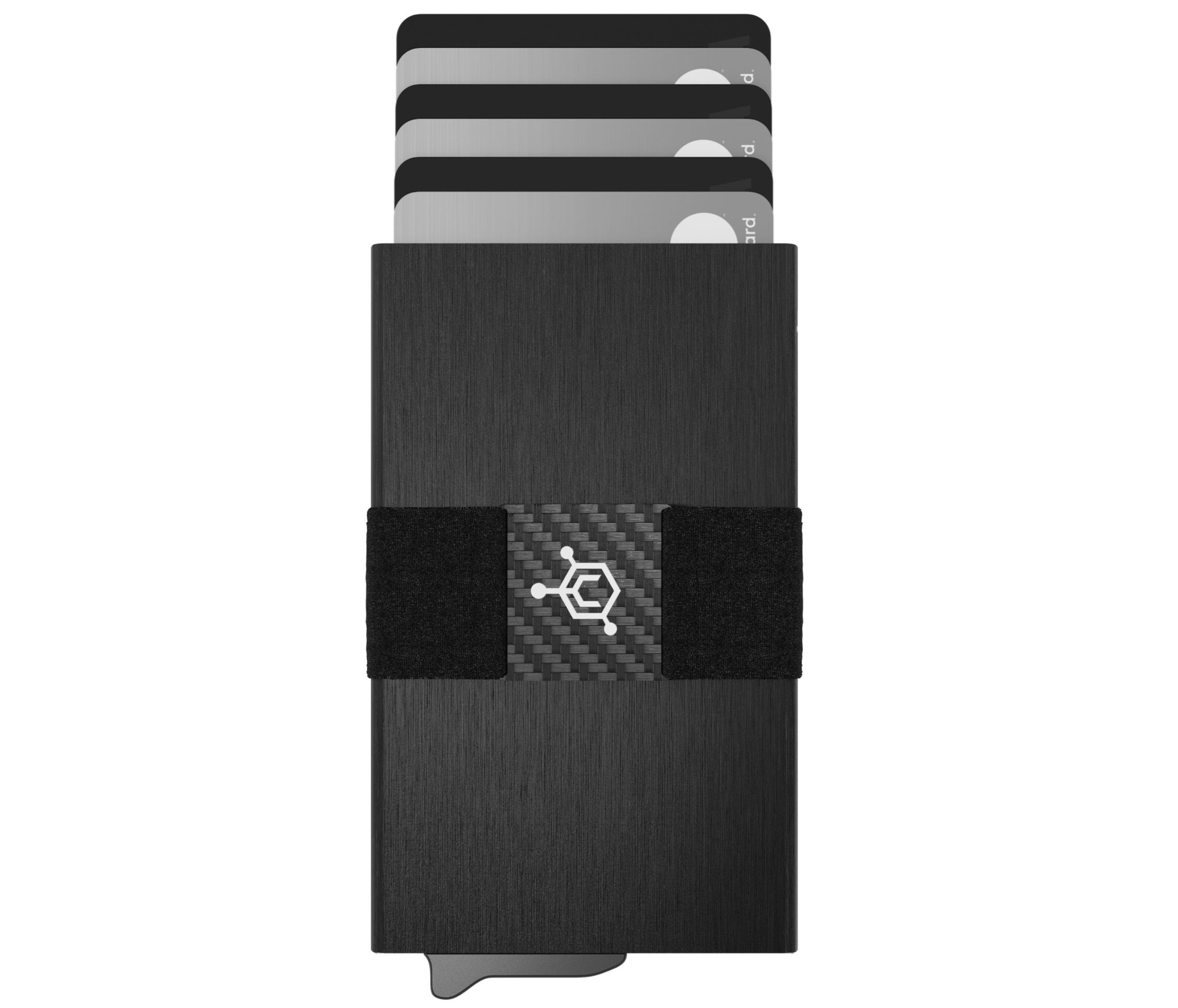 Slim Tactical Stealth Wallet for Men: Metal RFID Blocking Card Case with Money Clip