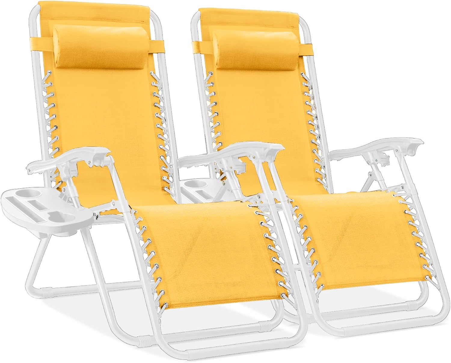 🎁 Father’s Day Gift:Foldable Outdoor Recliners with Cup Holder