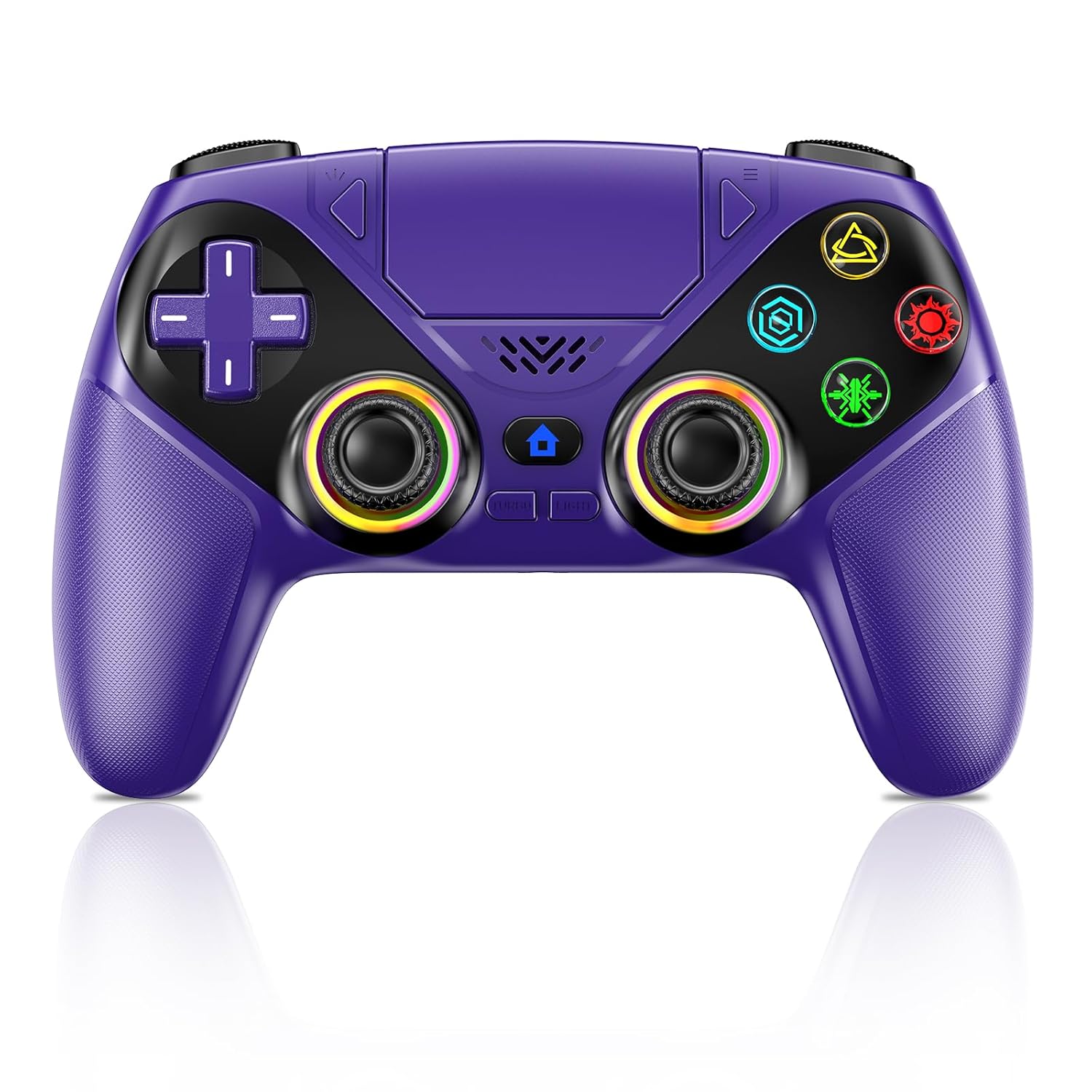 Wireless RGB Gaming Controller for PS5 & PC（1 Pair）