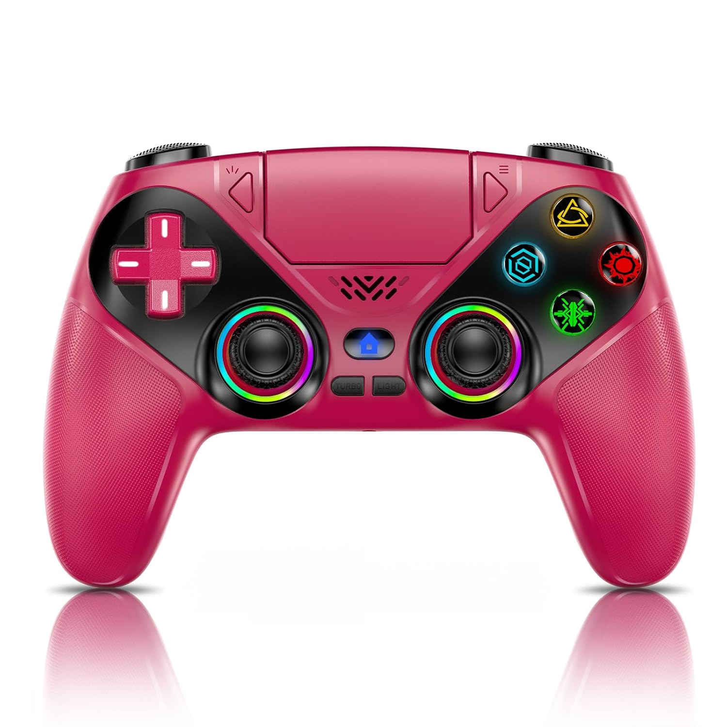 Wireless RGB Gaming Controller for PS5 & PC（1 Pair）