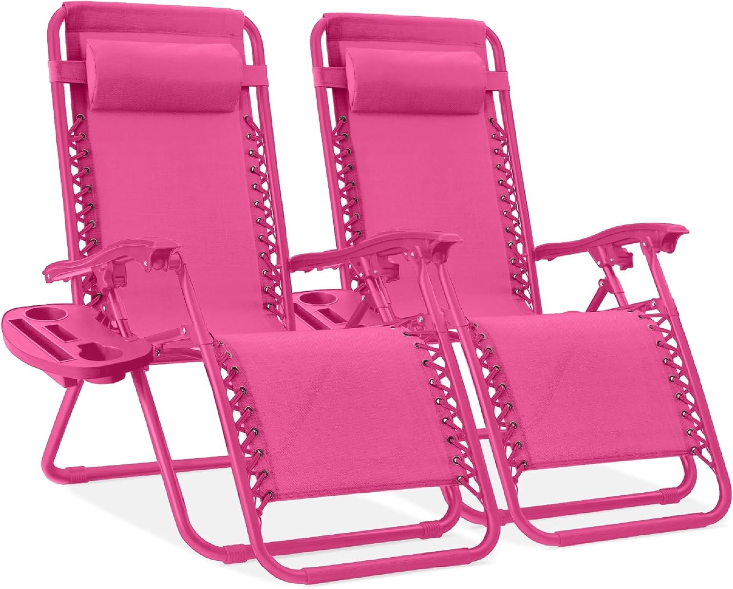 🎁 Father’s Day Gift:Foldable Outdoor Recliners with Cup Holder