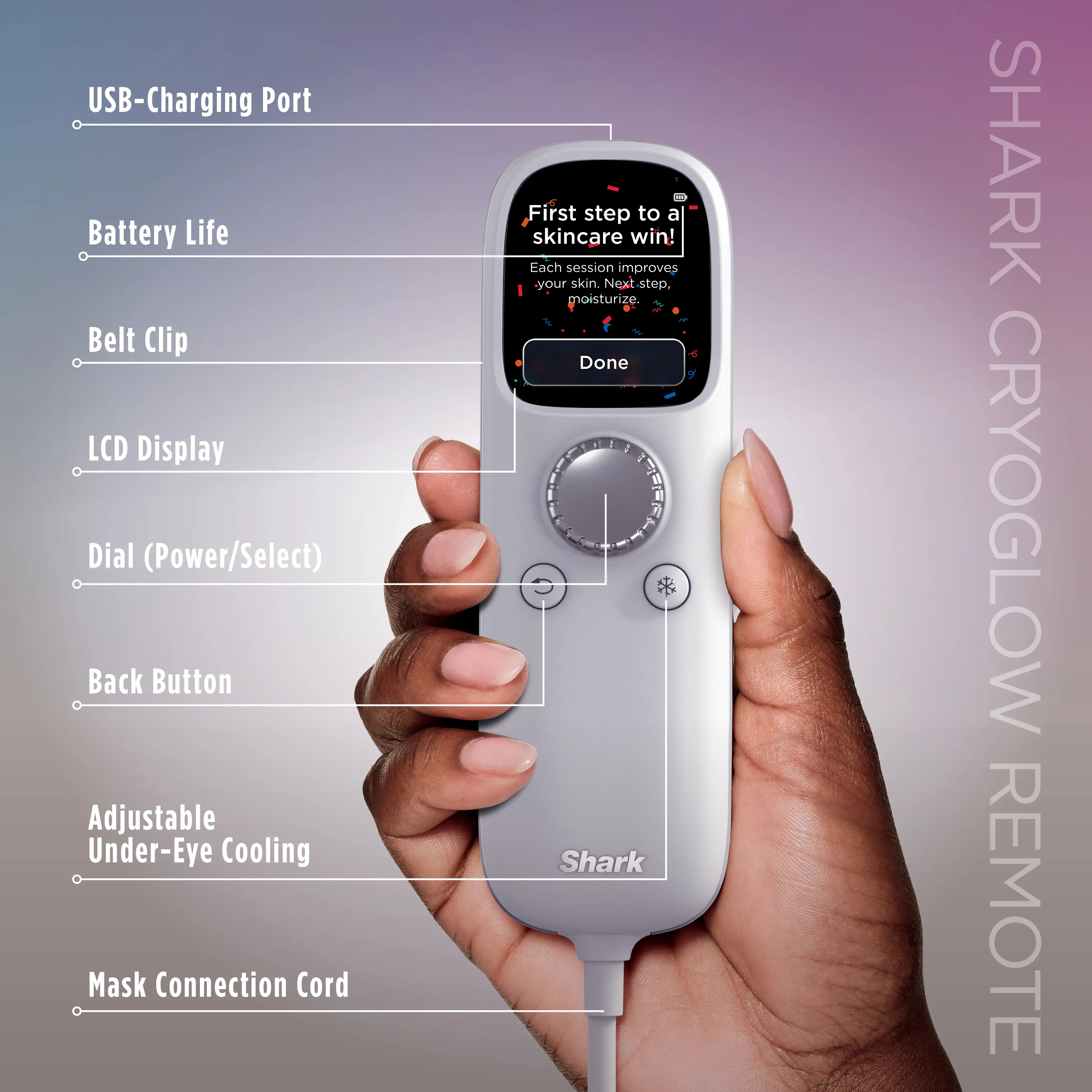 CryoGlow LED Face Mask FW312 for Anti-Aging & Acne