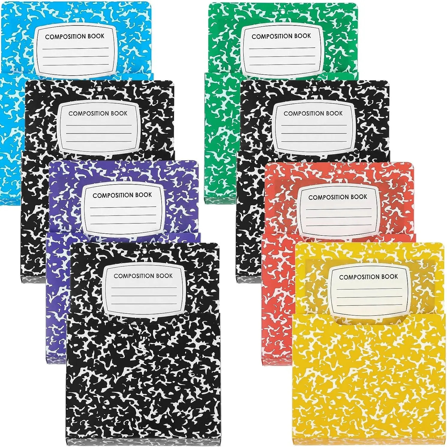 Magnetic Paper & Mail Holder - Wall Mounted Storage Pocket for Whiteboard, School & Office Supplies