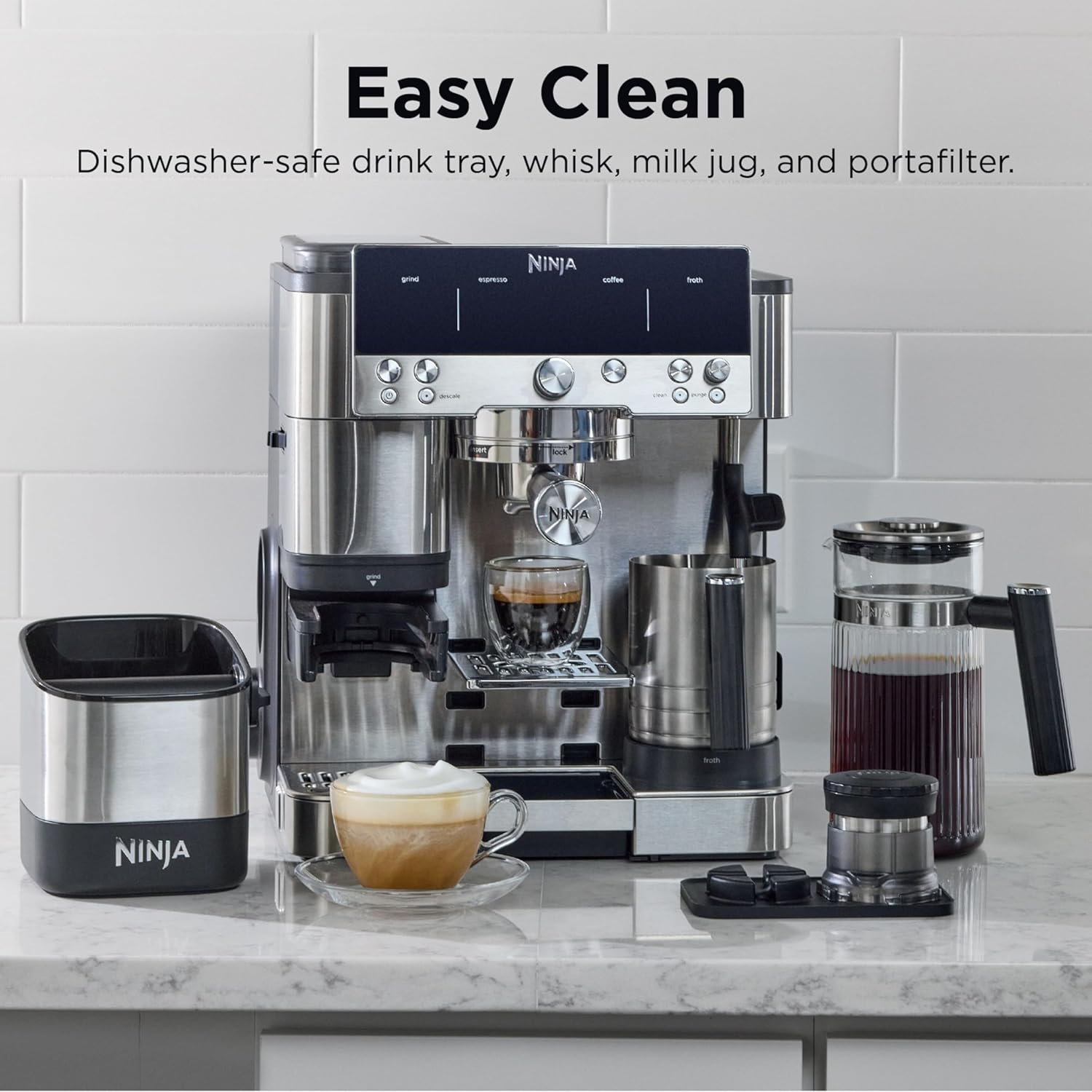 3-in-1 Espresso, Coffee & Cold Brew Machine with Grinder