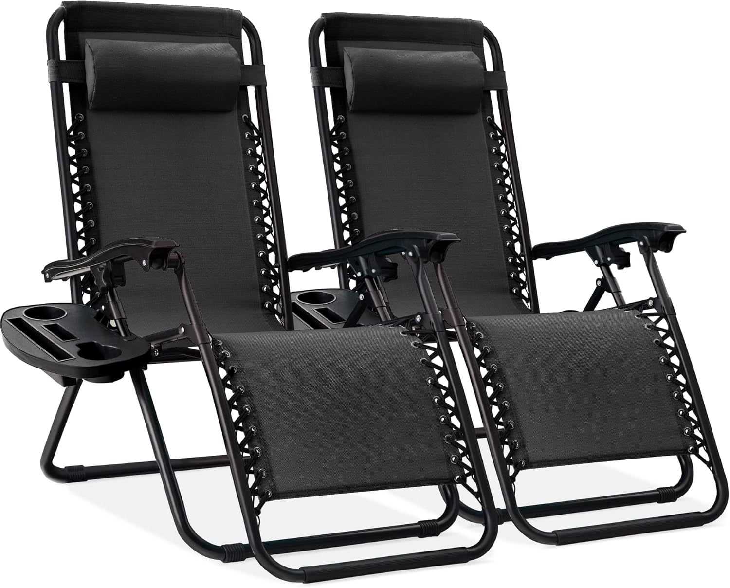 🎁 Father’s Day Gift:Foldable Outdoor Recliners with Cup Holder
