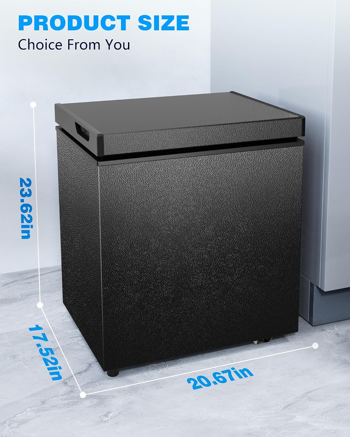 1.8 Cu.Ft Deep Freezer for Home & Apartment