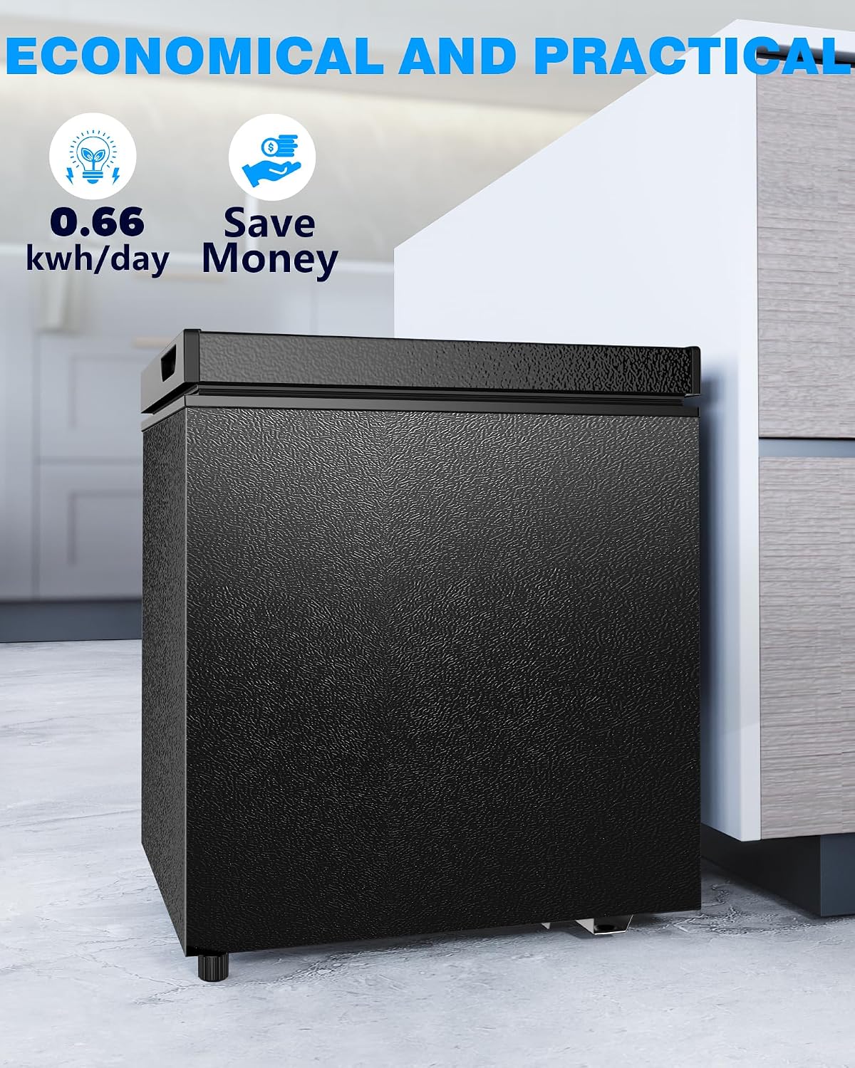1.8 Cu.Ft Deep Freezer for Home & Apartment
