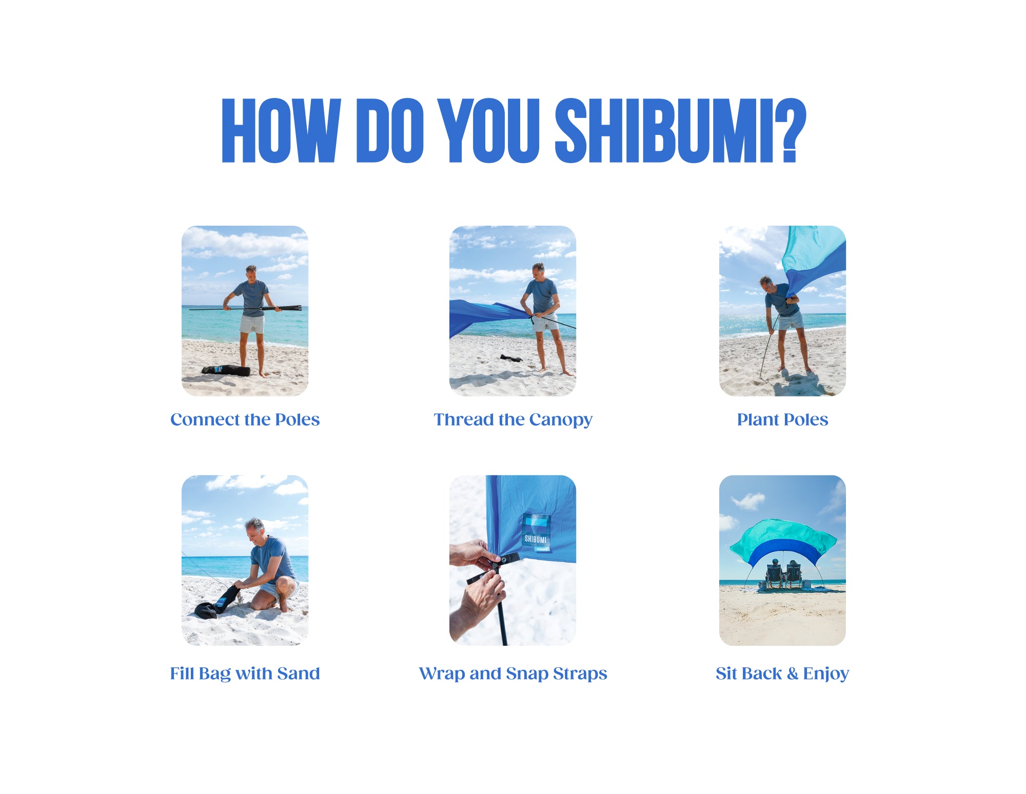 Wind-Assisted Beach Shade Canopy - Lightweight Portable Sun Shelter for Beach, Camping & Park