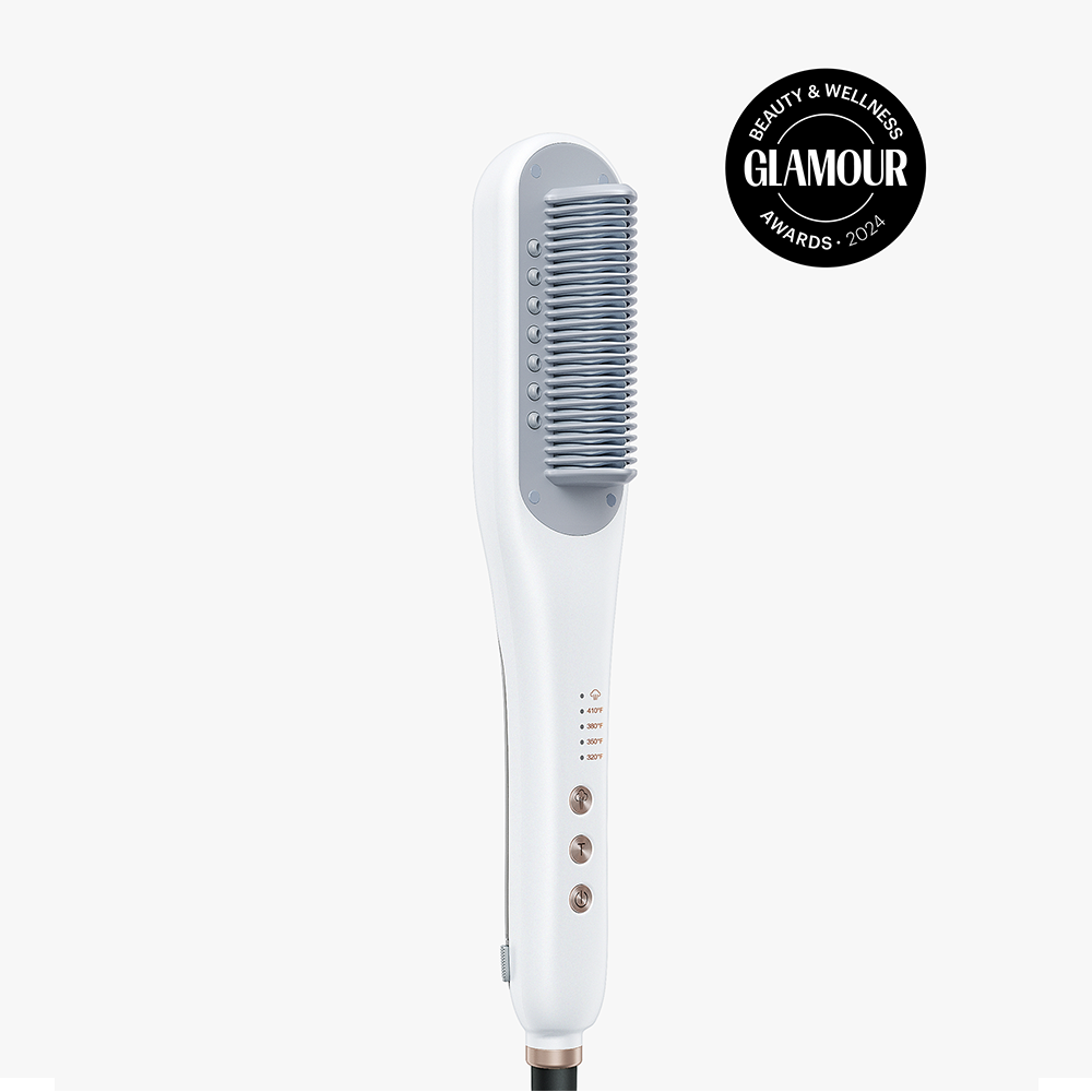 Steamline Pro Steam Hair Straightener Brush Hair Straightening Comb with Scrunchie and Glove