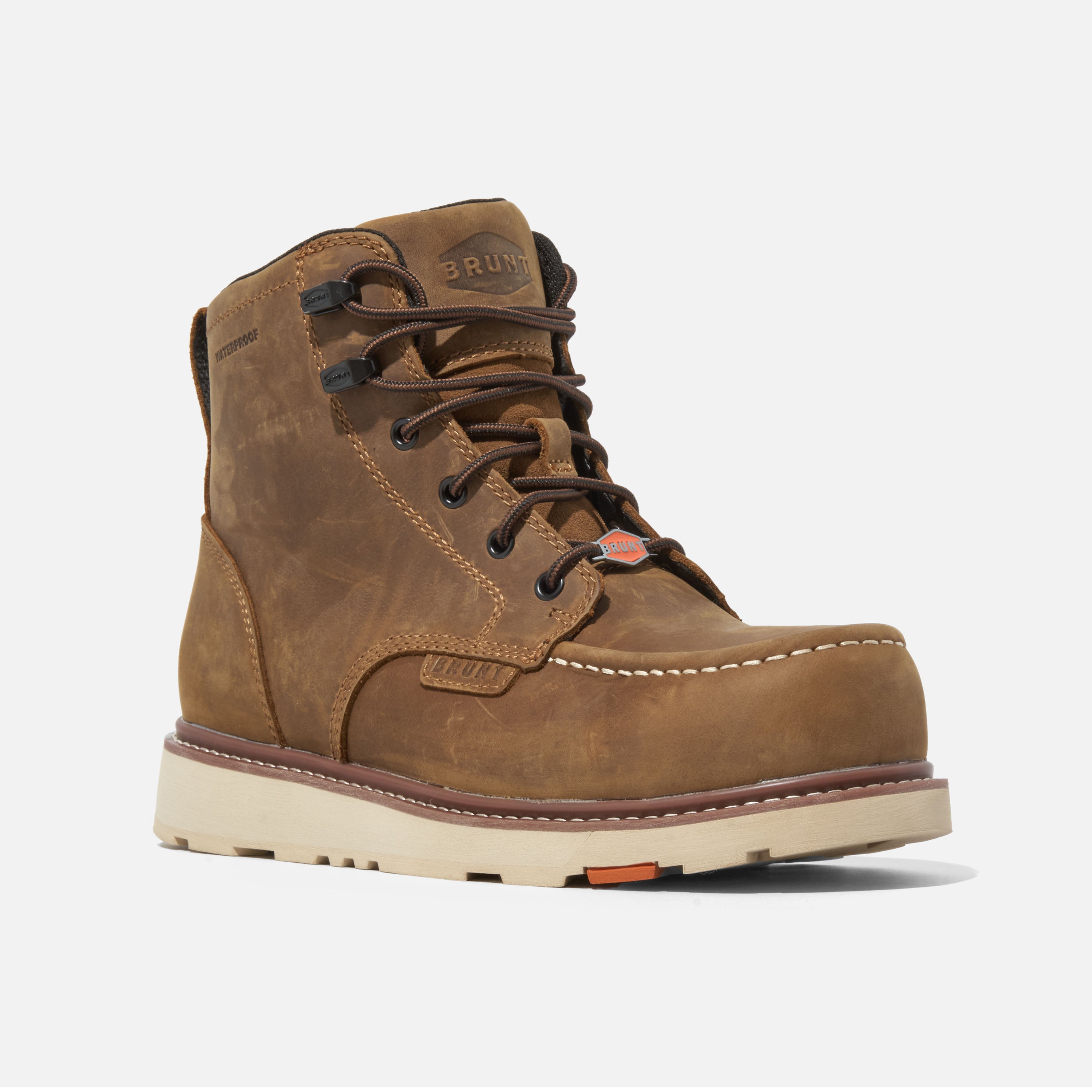 6-Inch Safety Toe Wedge Work Boot with Adjustable Width System