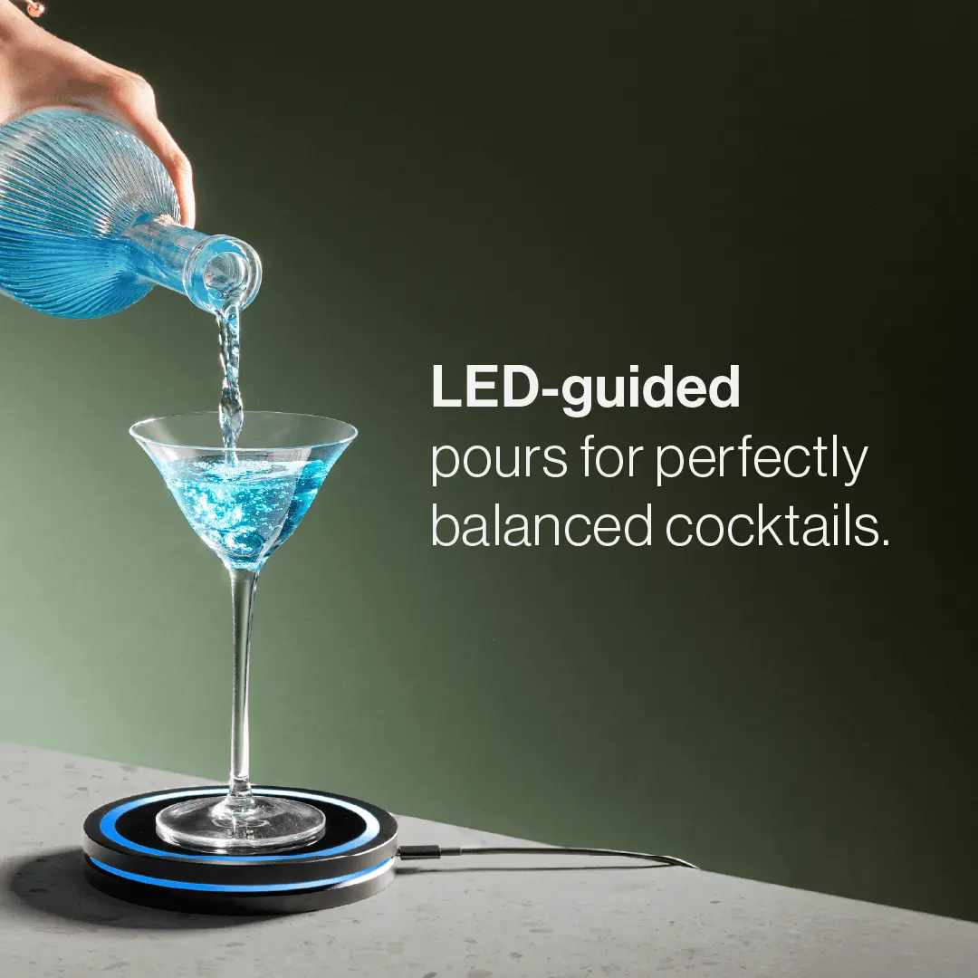 Barsys Smart Coaster 2.0 - App-Enabled Cocktail Maker & Drink Mixer