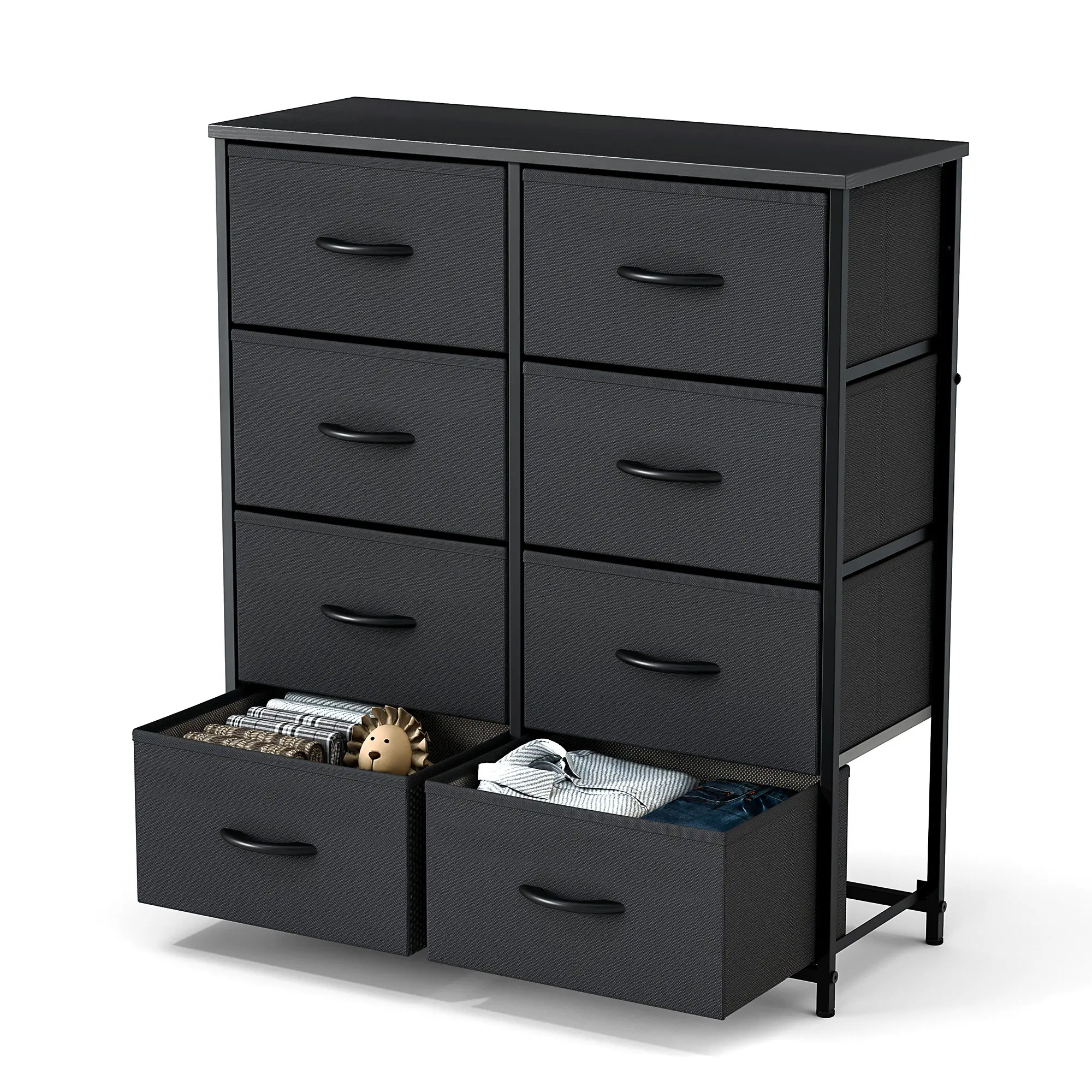 8-Drawer Fabric Dresser Organizer