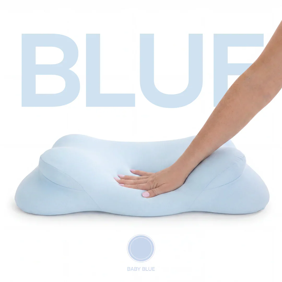 Ergonomic Memory Foam Pillow - Cervical Neck Support Pillow for Side & Back Sleepers, Breathable