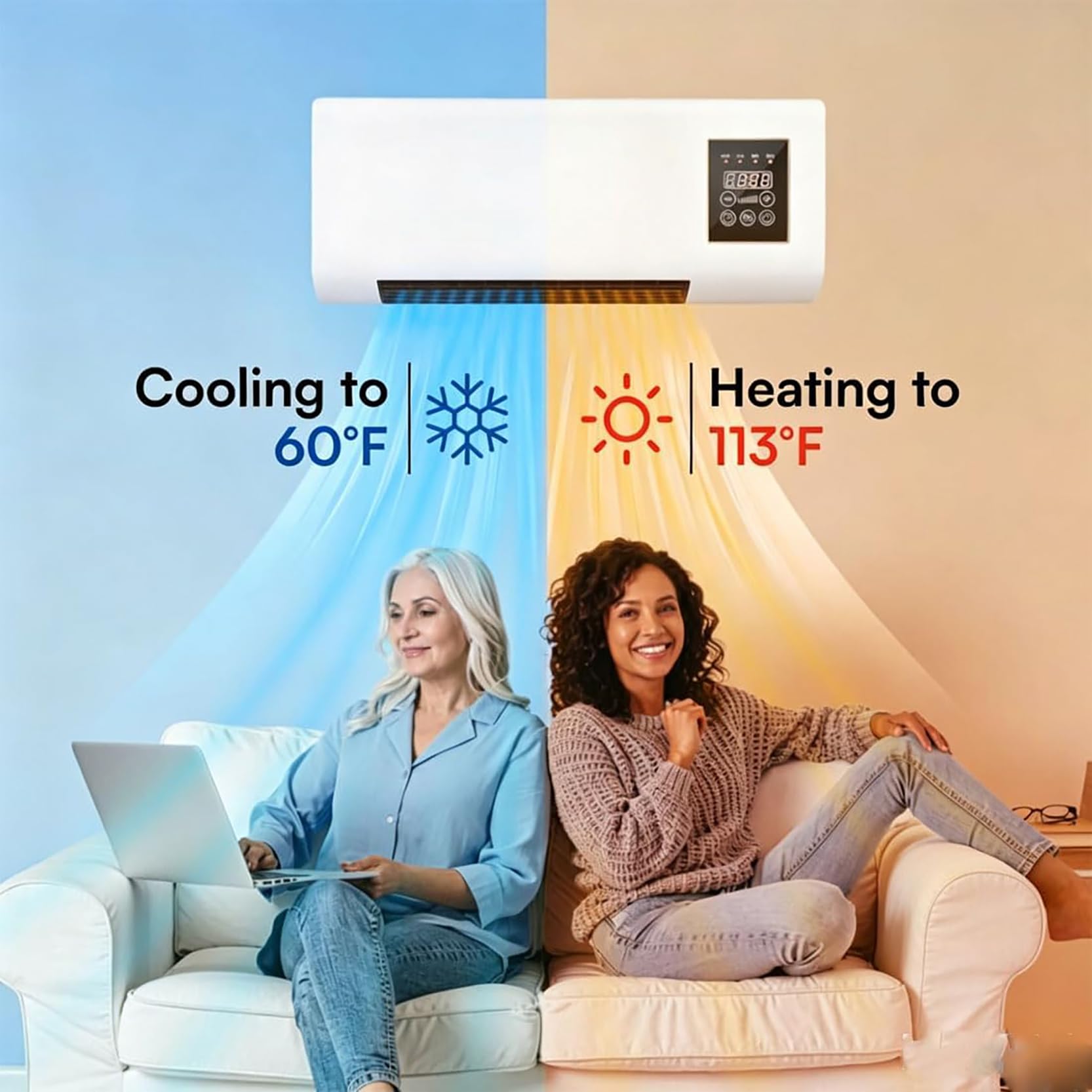 No Installation. Year-Round Comfort.